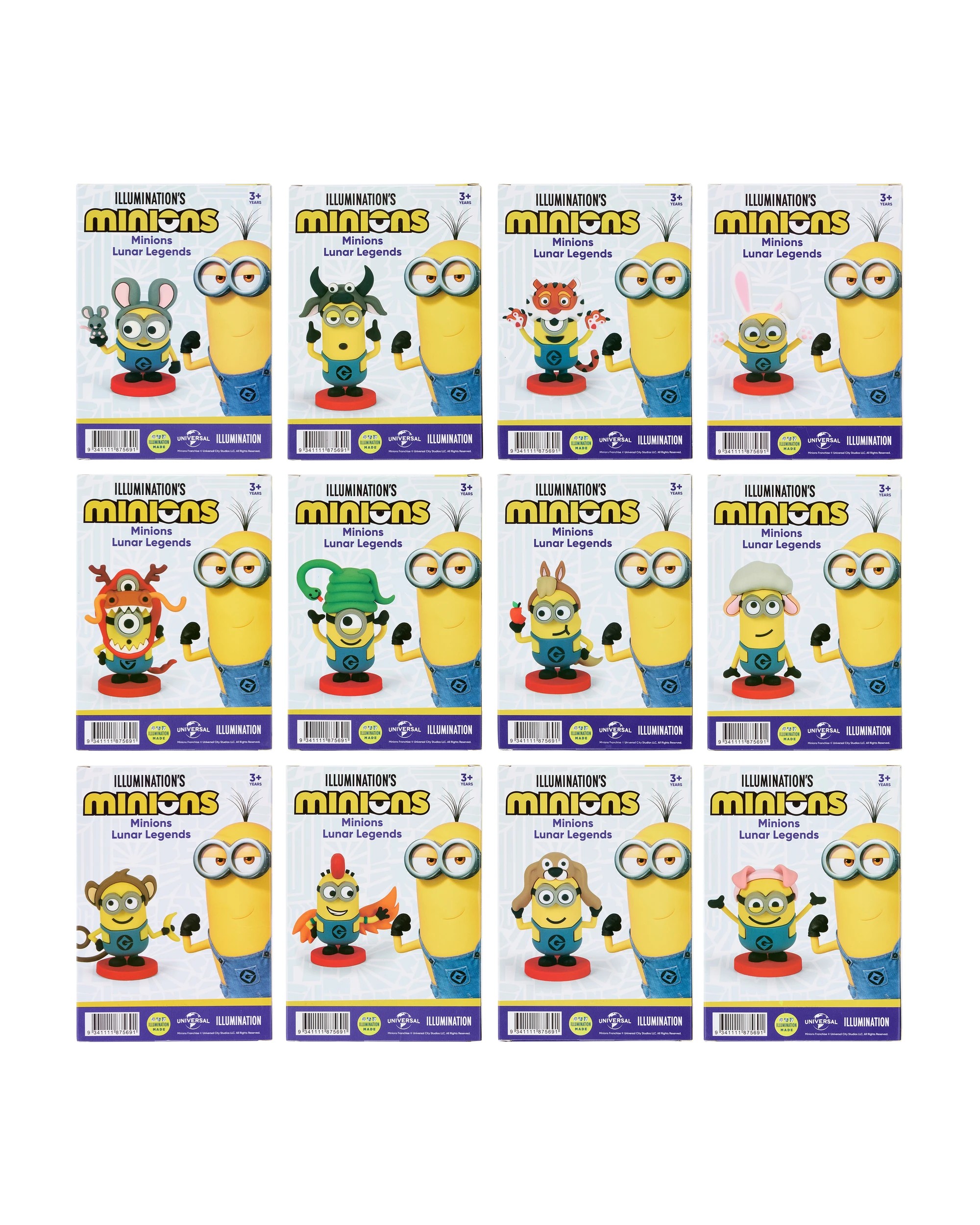7 Illumination's Minions Lunar Legends Figure - Assorted, 7 of 7