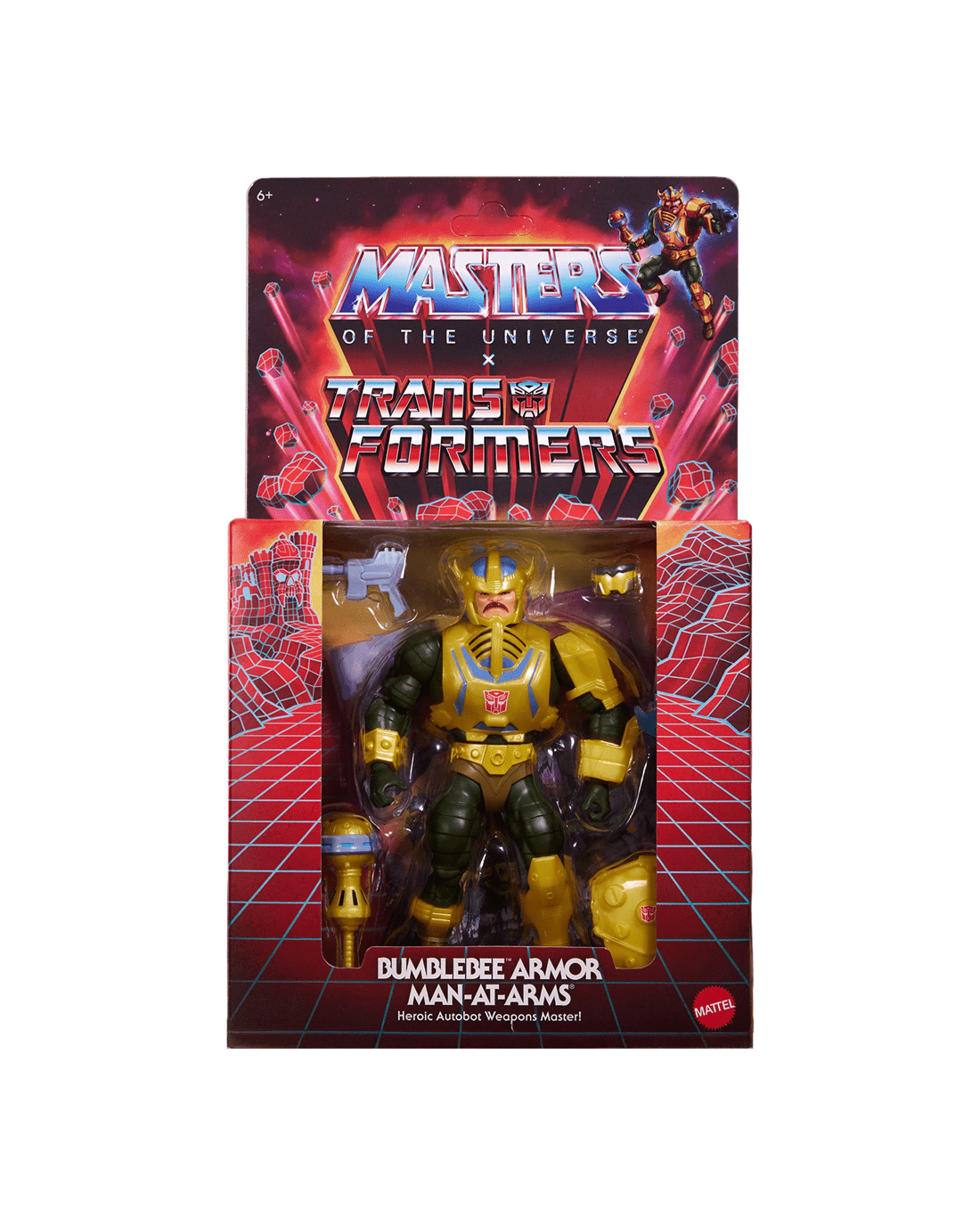 1 Masters of the Universe x Transformers Bumblebee Armor Man-At-Arms Action Figure, 1 of 6