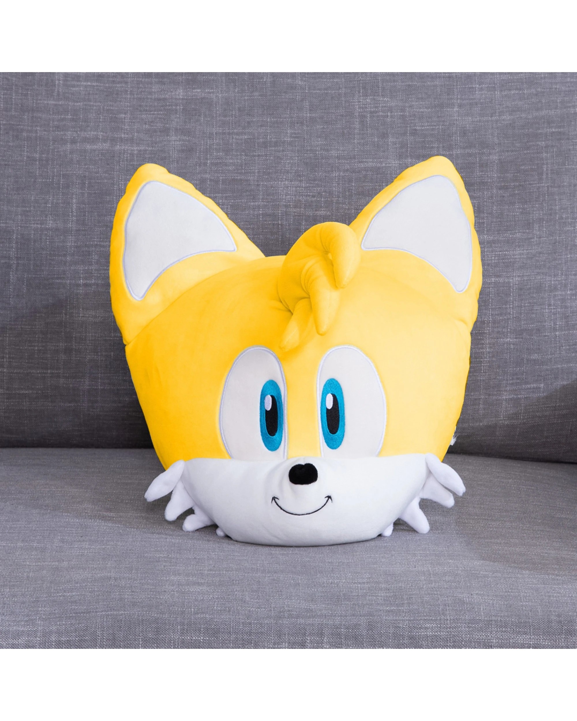 6 Mocchi Mocchi Mega Sonic the Hedgehog Tails Plush Soft Toy - Yellow, 6 of 6