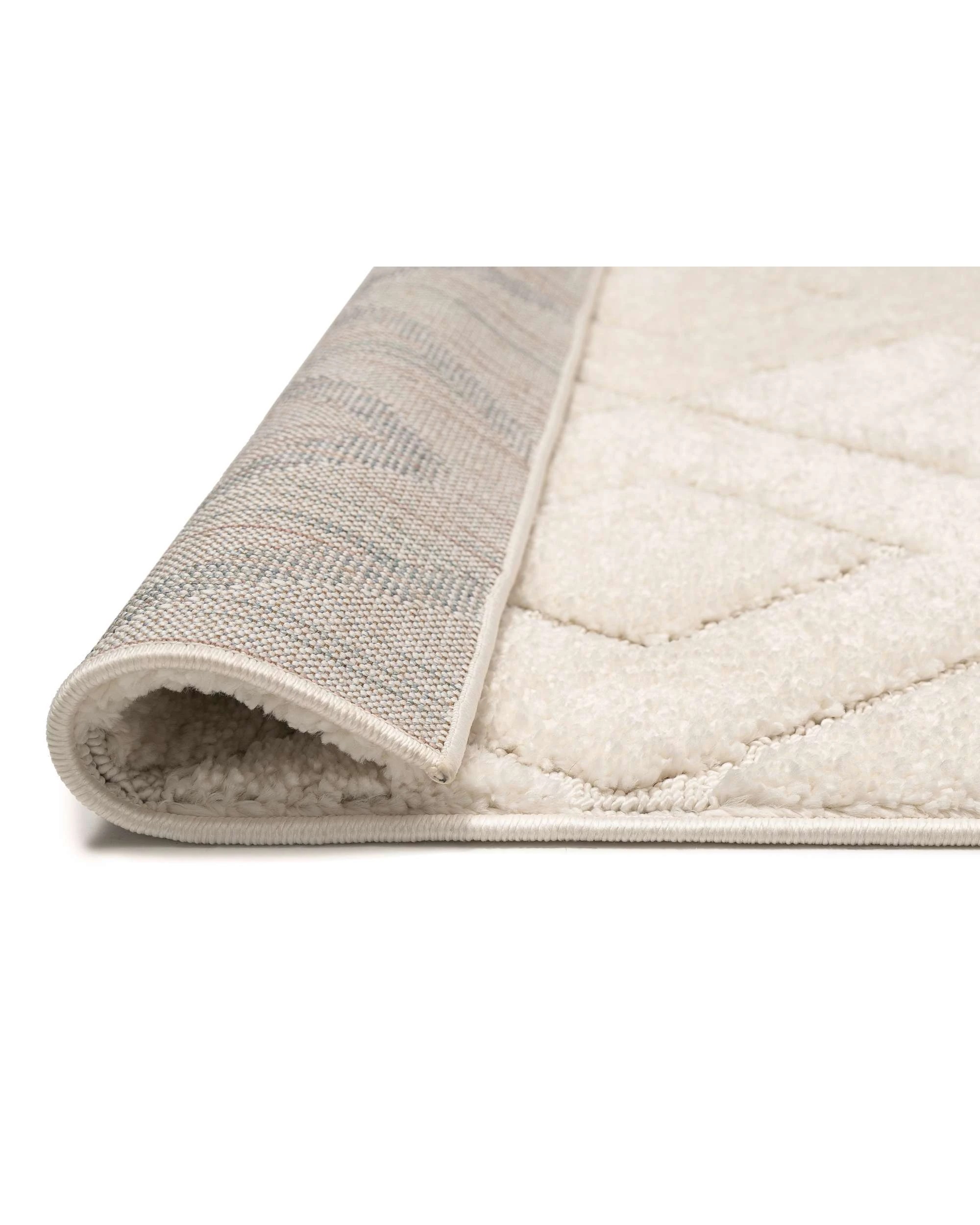 5 Loopsie Albo Diamond Rug-330cm x 240cm - White, 5 of 9