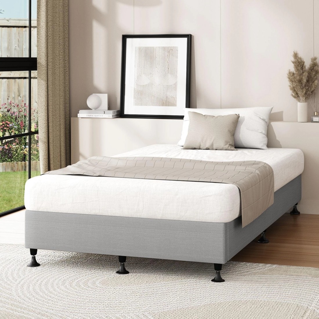 2 Oikiture King Single Bed Base Platform
 - Grey, 2 of 10