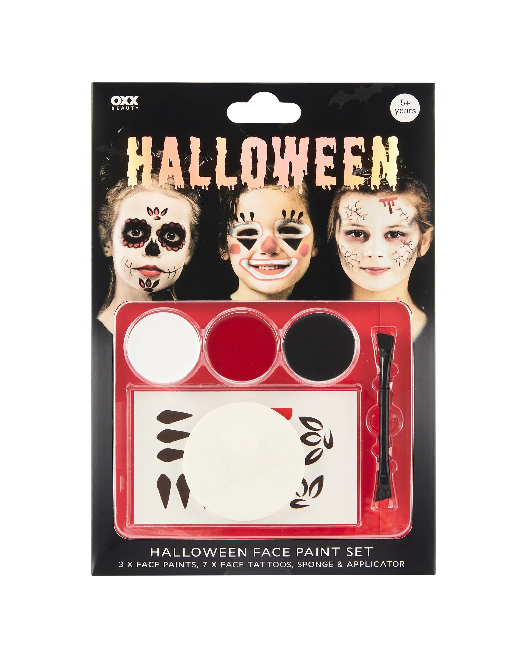 1 OXX Beauty 12 Piece Halloween Face Paint Set, 1 of 5