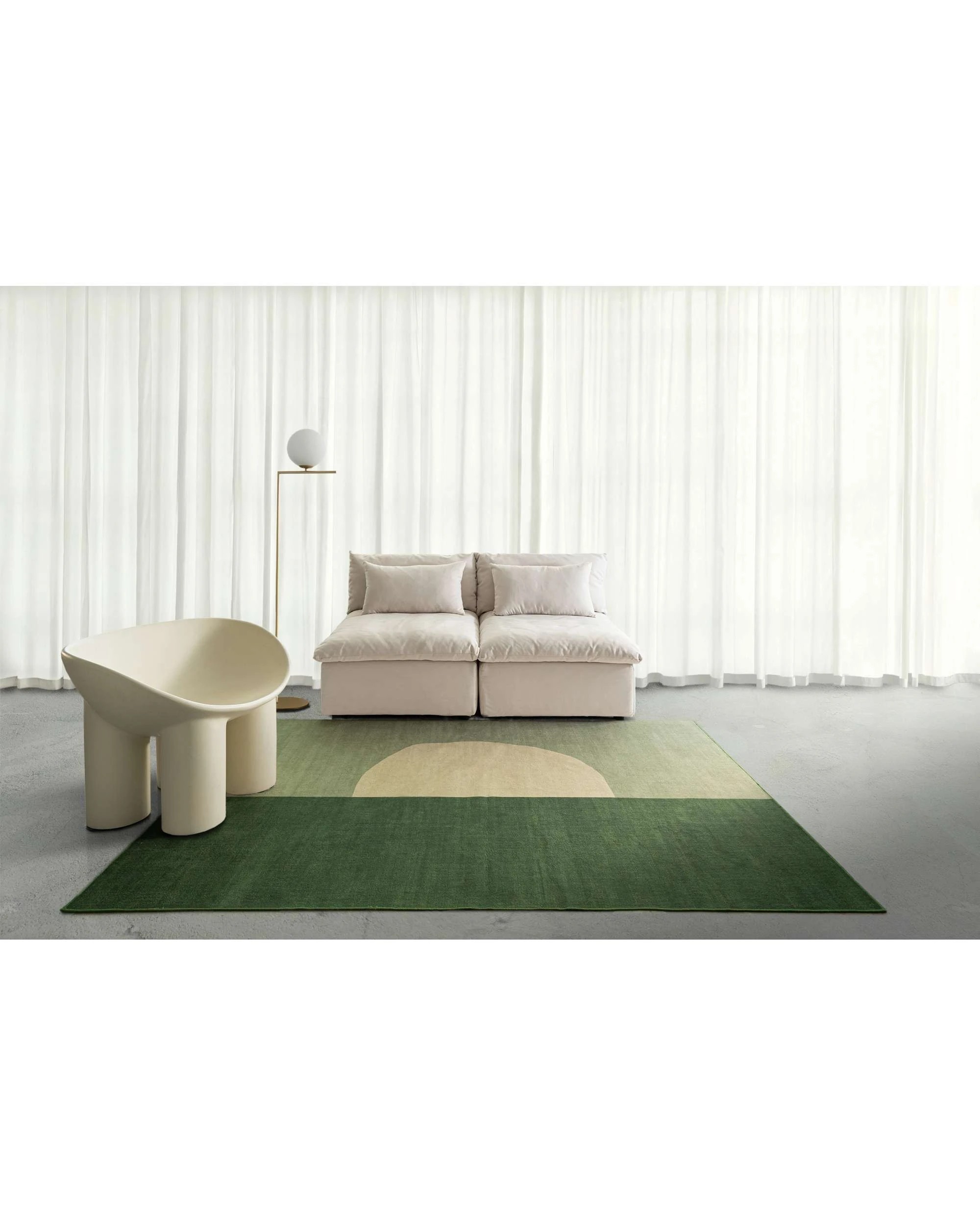 2 Loopsie Barrio Washable Rug-290cm x 200cm - Green, 2 of 8