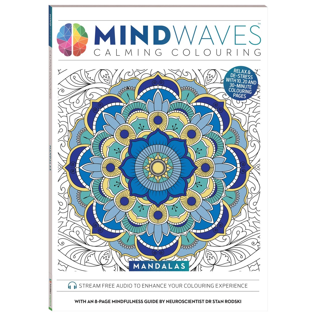1 Mindwaves Calming Colouring: Mandalas - Book, 1 of 4