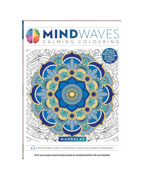 Mindwaves Calming Colouring: Mandalas Book Kmart