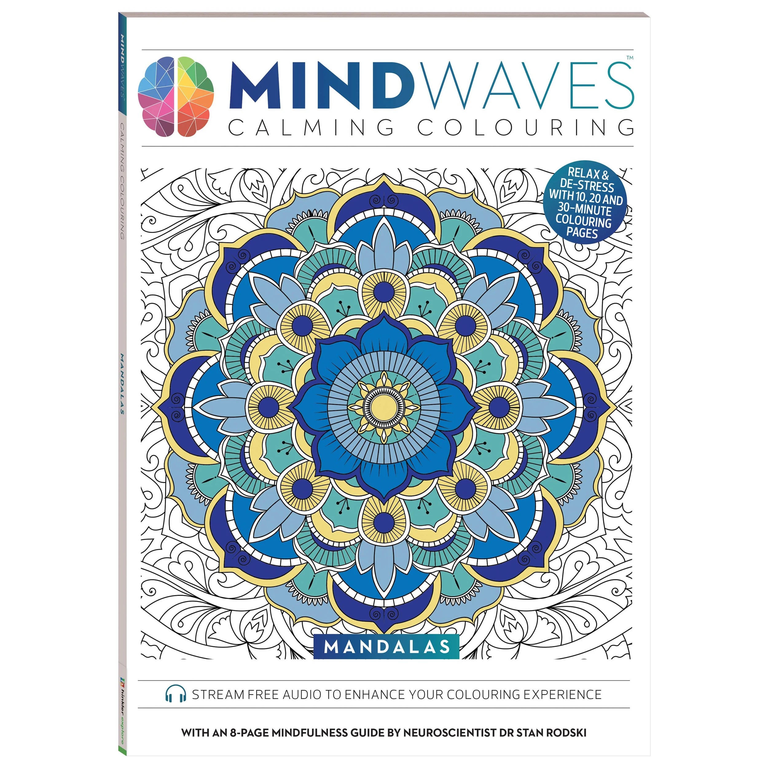1 Mindwaves Calming Colouring: Mandalas - Book, 1 of 4