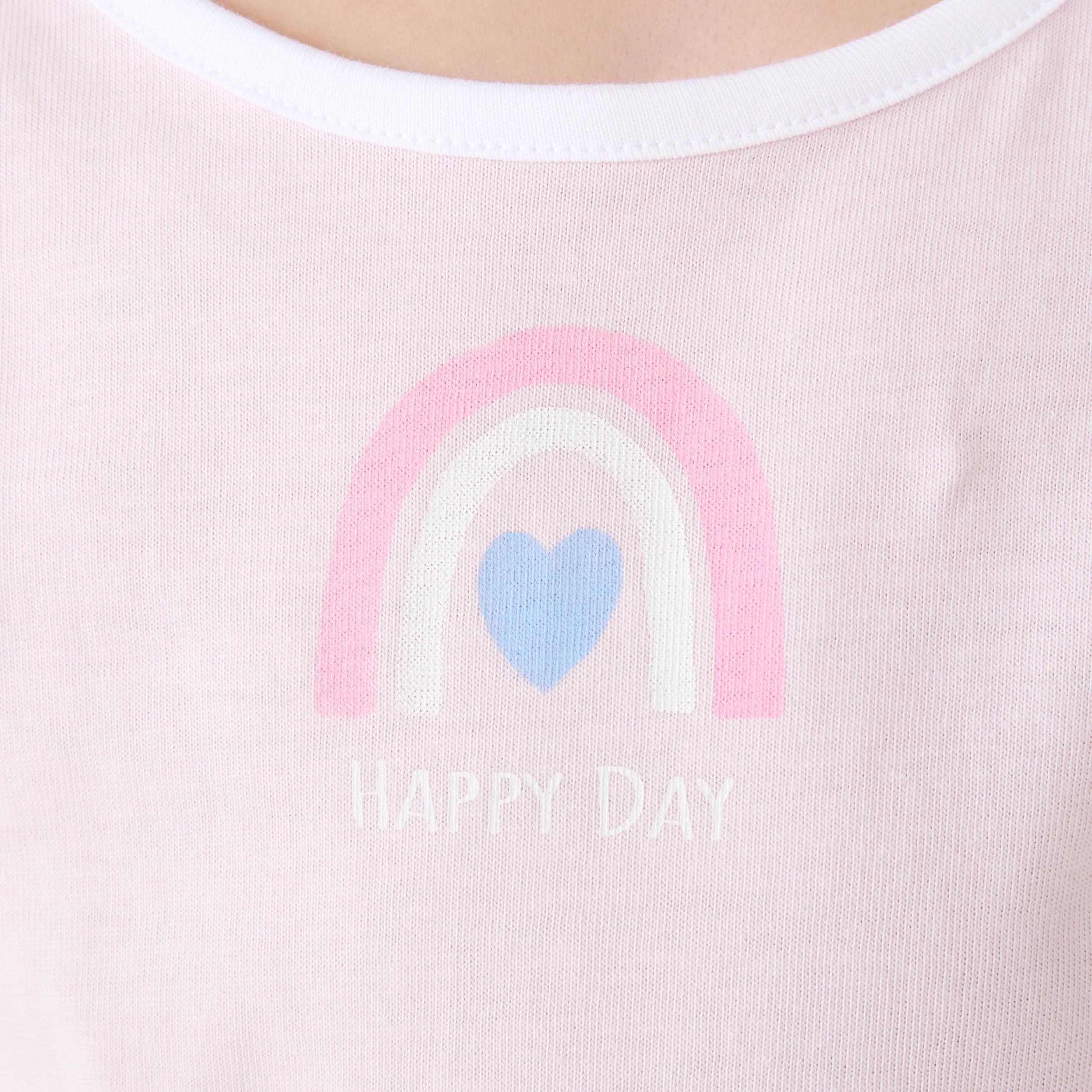 5 Printed Playsuit PINK HAPPY DAY RAINBOW, 5 of 8