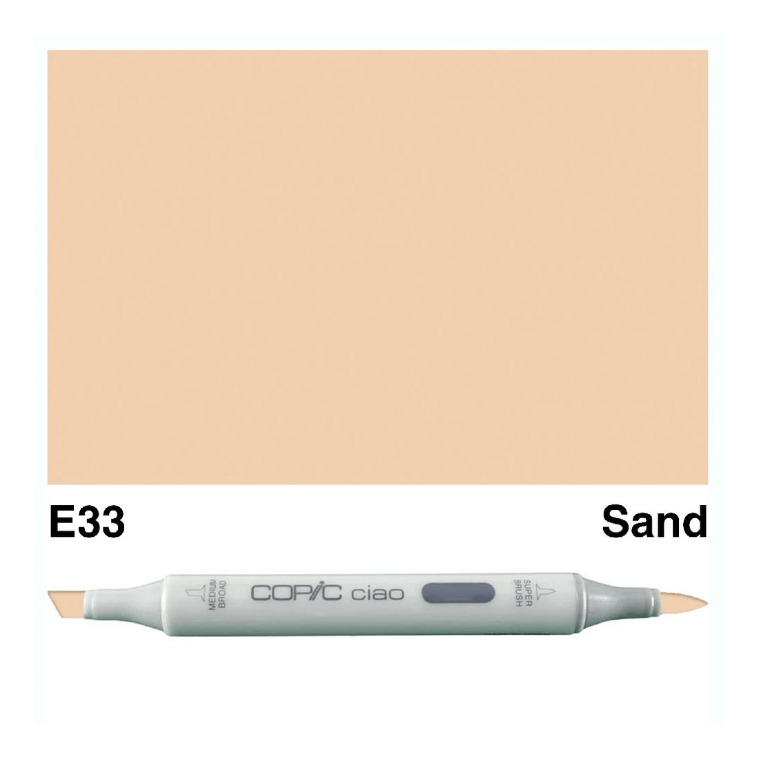 3 Copic Ciao Dual Nib Marker E33 Sand, 3 of 3