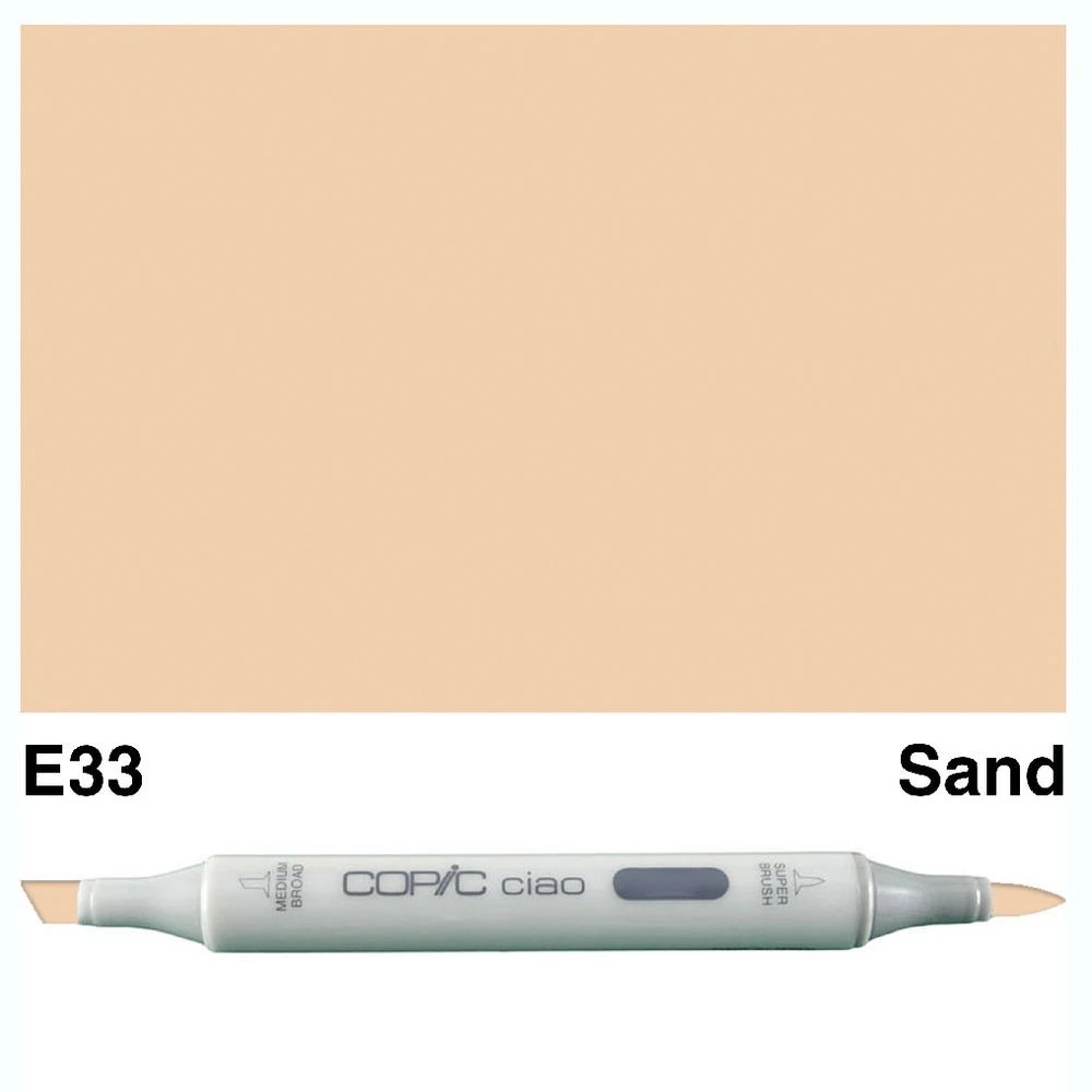 3 Copic Ciao Dual Nib Marker E33 Sand, 3 of 3