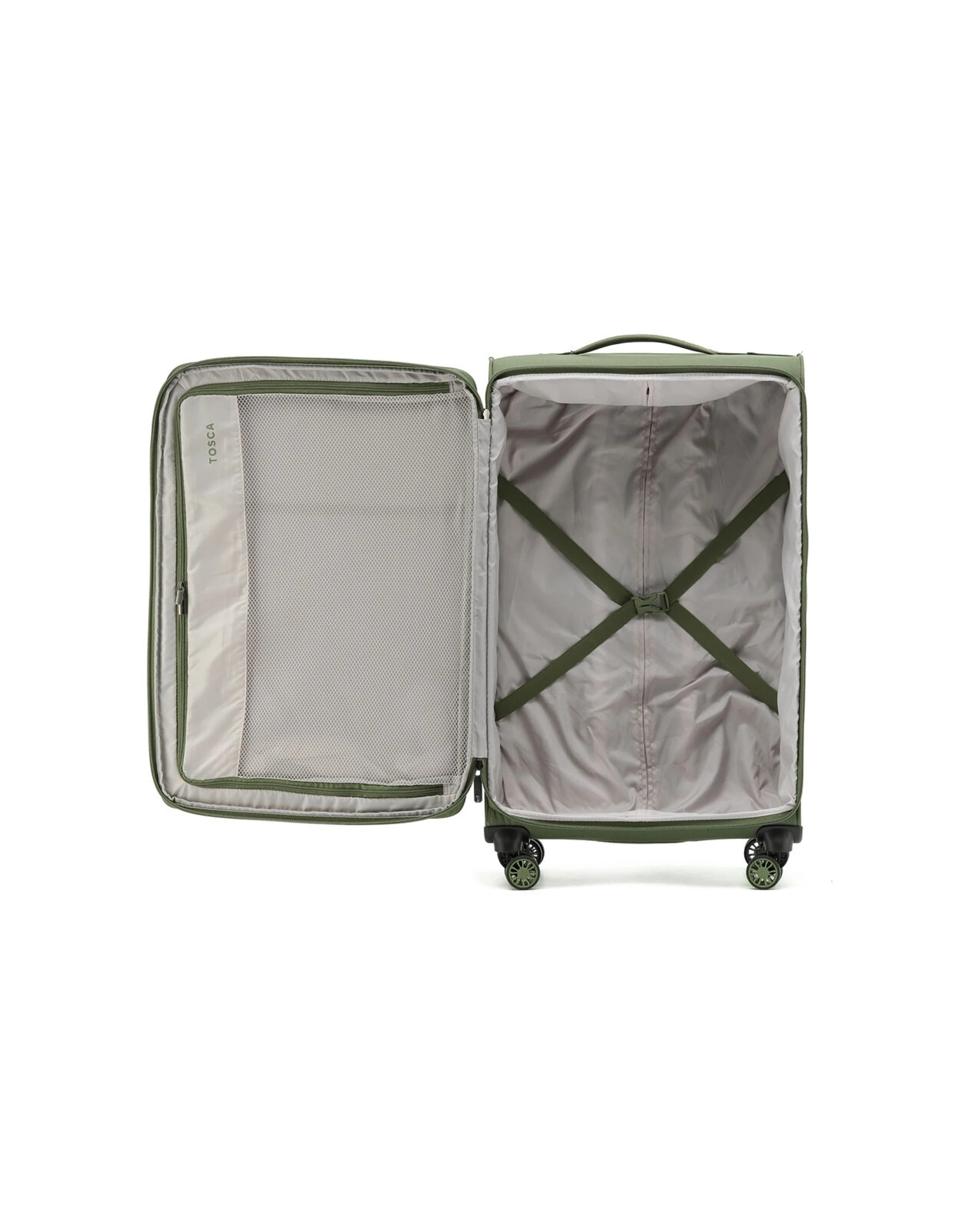 3 Tosca So Lite 120L Large Travel Luggage/Suitcase - Green, 3 of 3