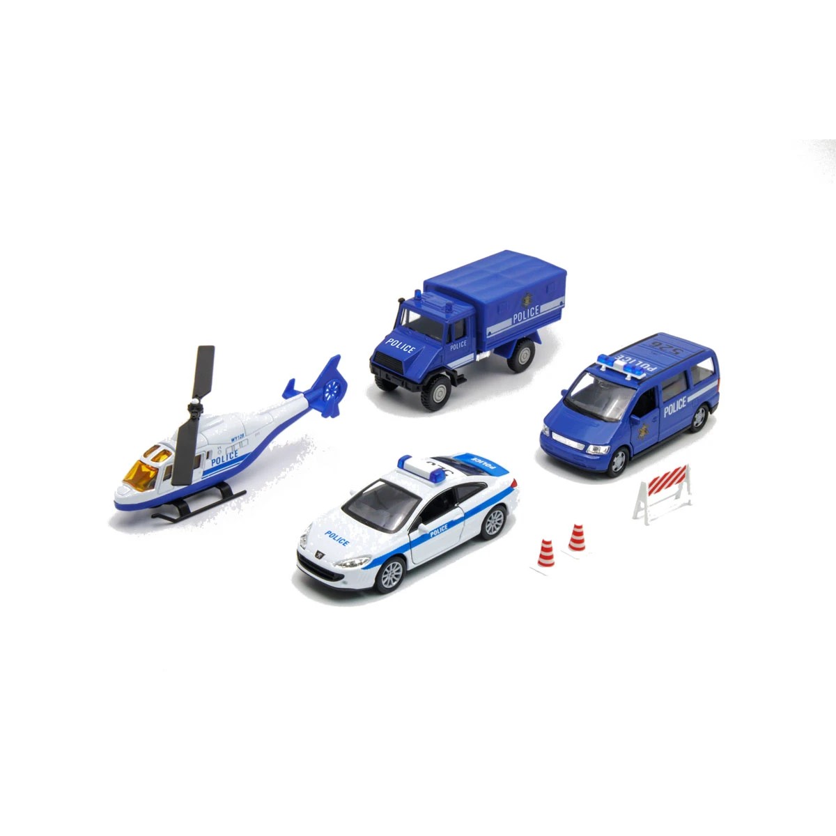 2 Welly Urban Spirit Free Wheeling & Moving Parts Police City Set, 2 of 7