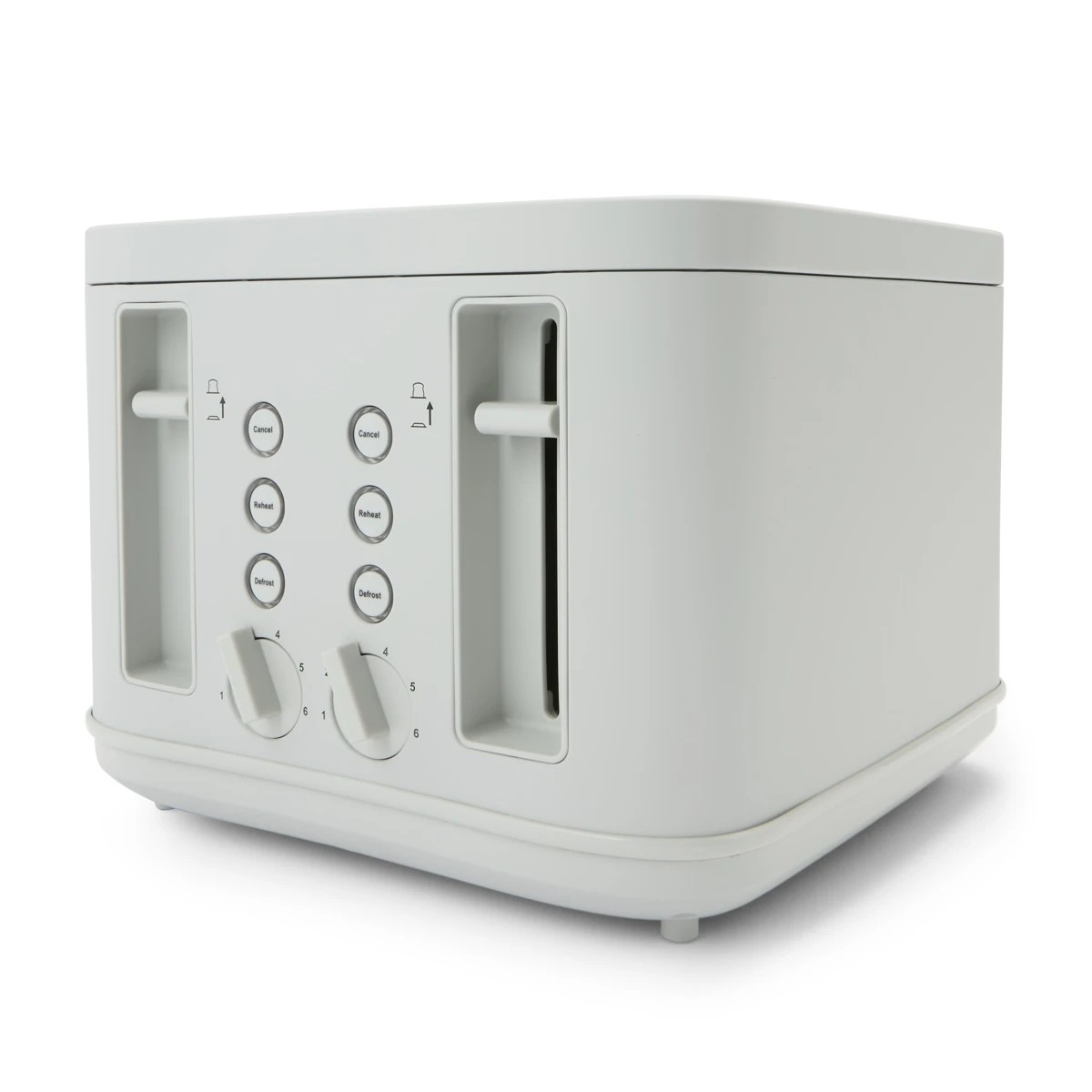 6 4 Slice Soft Touch Toaster - Grey, 6 of 10