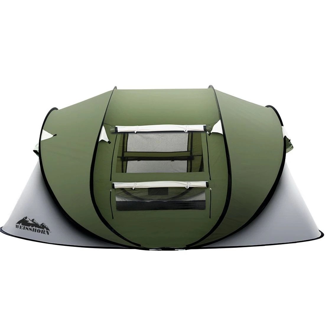 3 Weisshorn Instant Pop up Camping Tent 4-5 Person Outdoor Hiking Tents Dome - Grey, 3 of 6