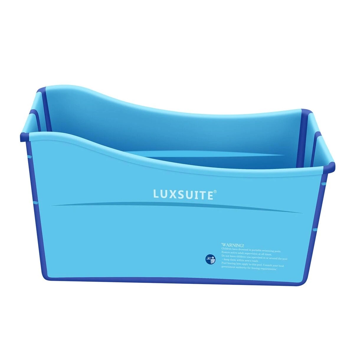 3 LUXSUITE Large Foldable Bath Tub Freestanding Plastic Portable Collapsible, 3 of 10