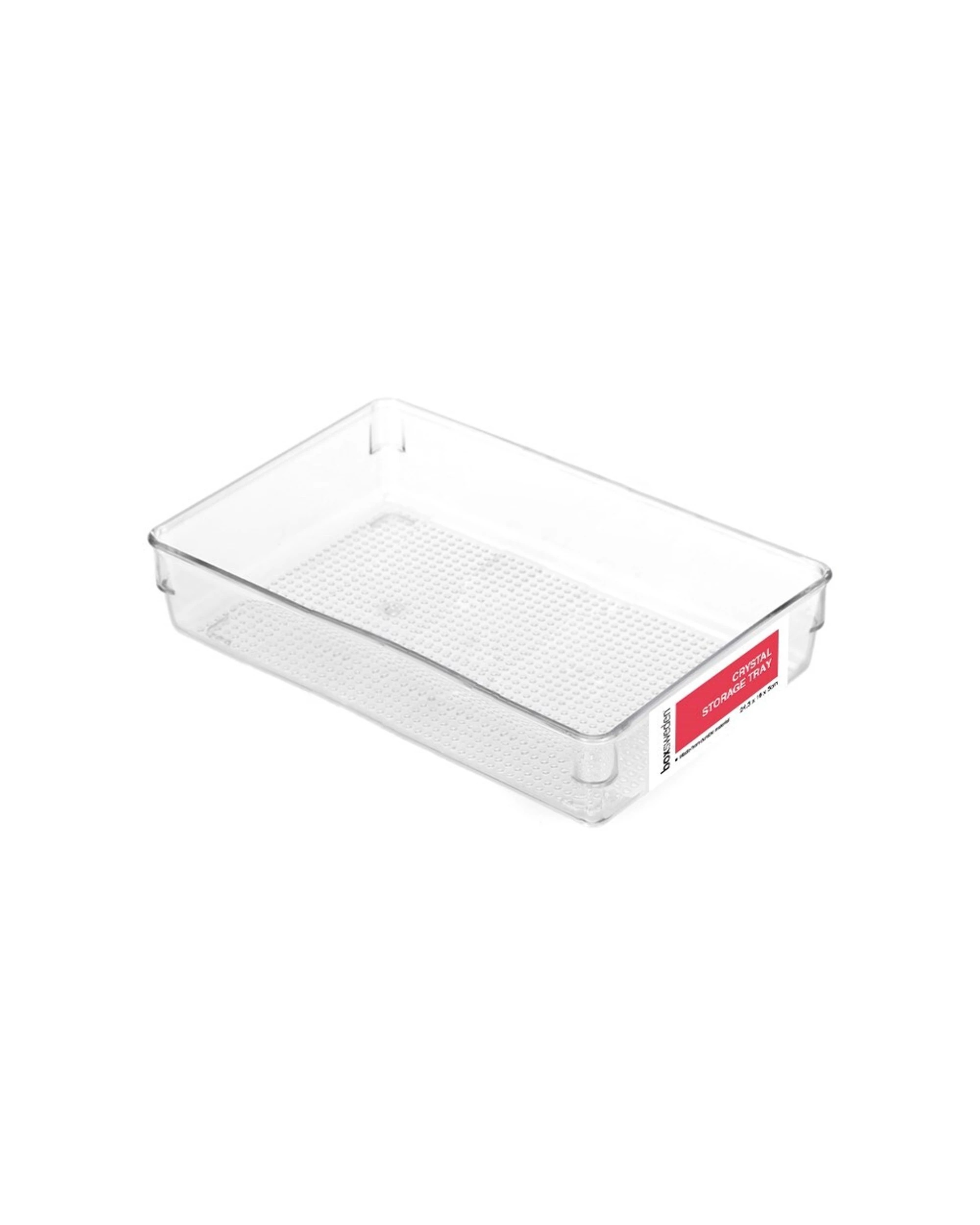 2 Boxsweden 5pk Crystal Storage Tray Durable Organisers Medium - Clear, 2 of 2