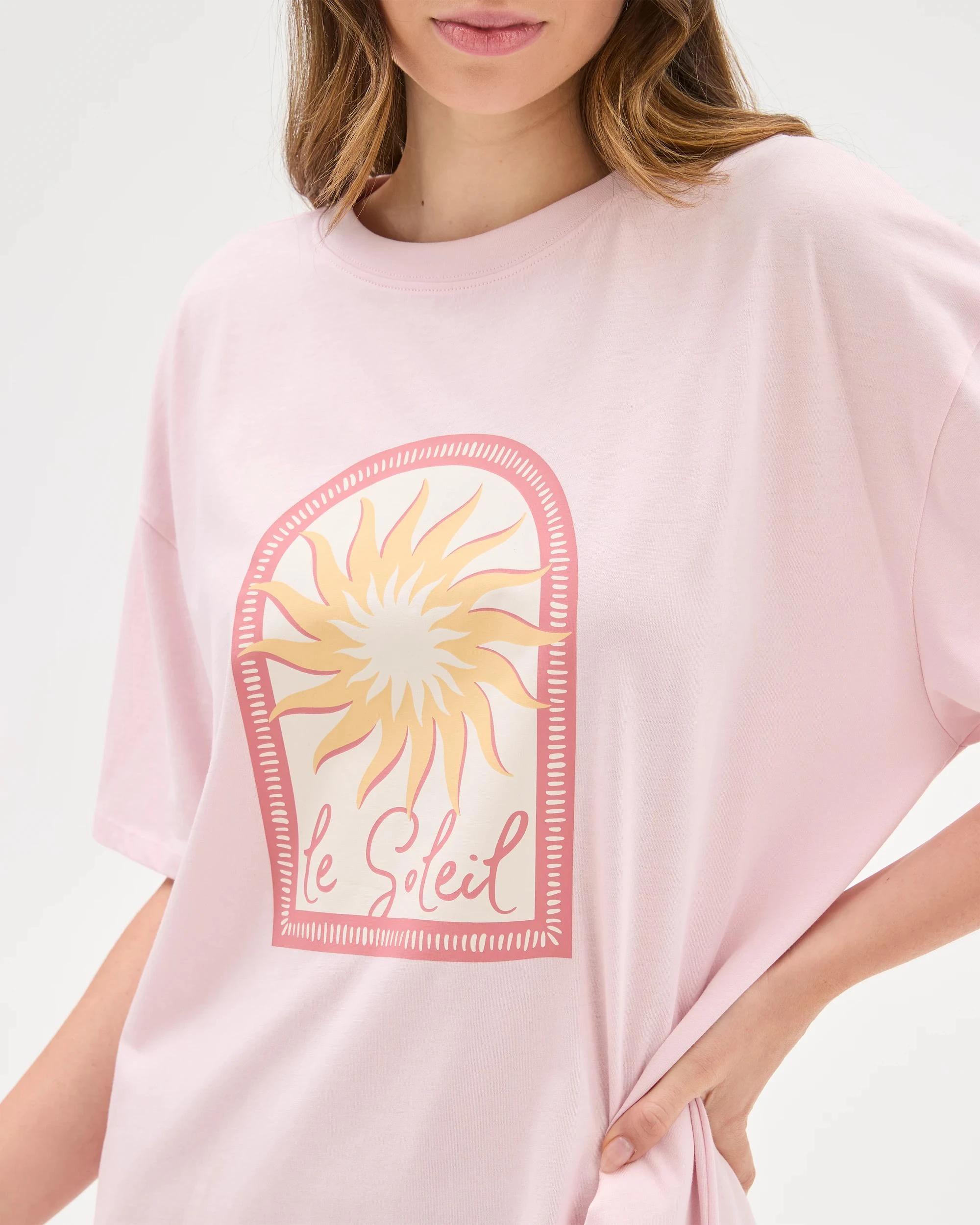 2 Target Woman Australian Cotton Womens Boyfriend T-Shirt Nightie LE SOLEIL, 2 of 6