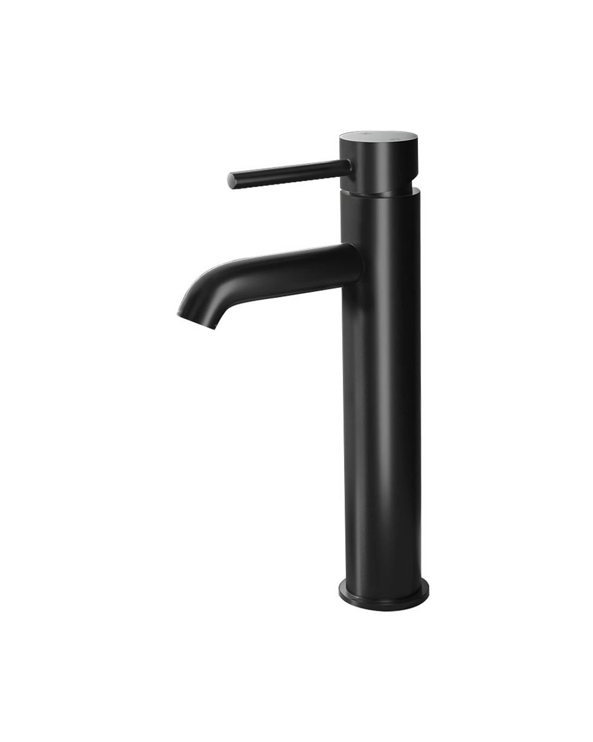 1 Cefito Bathroom Basin Mixer Tap Round Tall Faucet Vanity Laundry - Black, 1 of 7