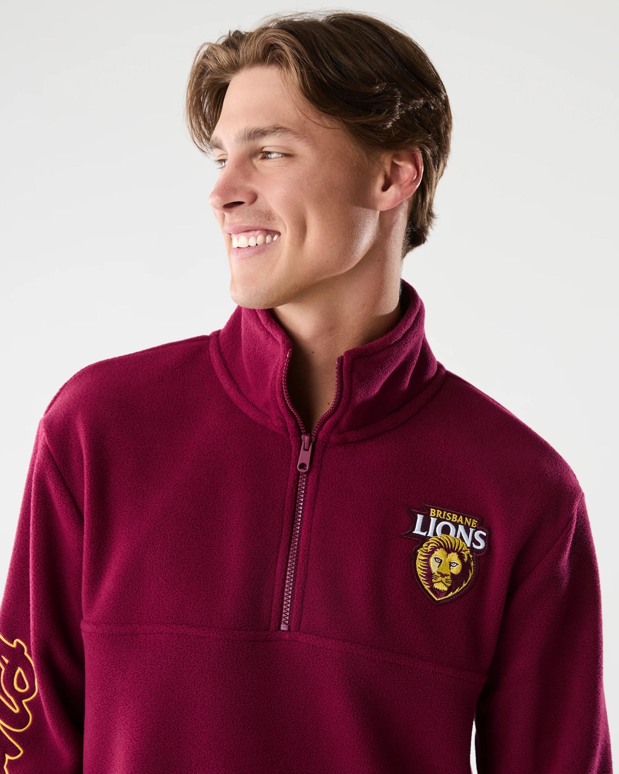 4 Official AFL Adult Polar Fleece Jacket Brisbane, 4 of 9
