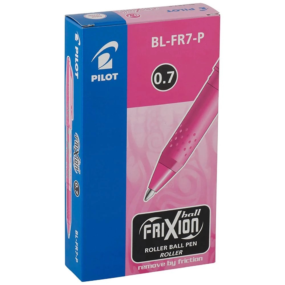 1 PILOT Frixion Ball Erasable Gel Pen 0.7mm Pink 12 Pack, 1 of 4