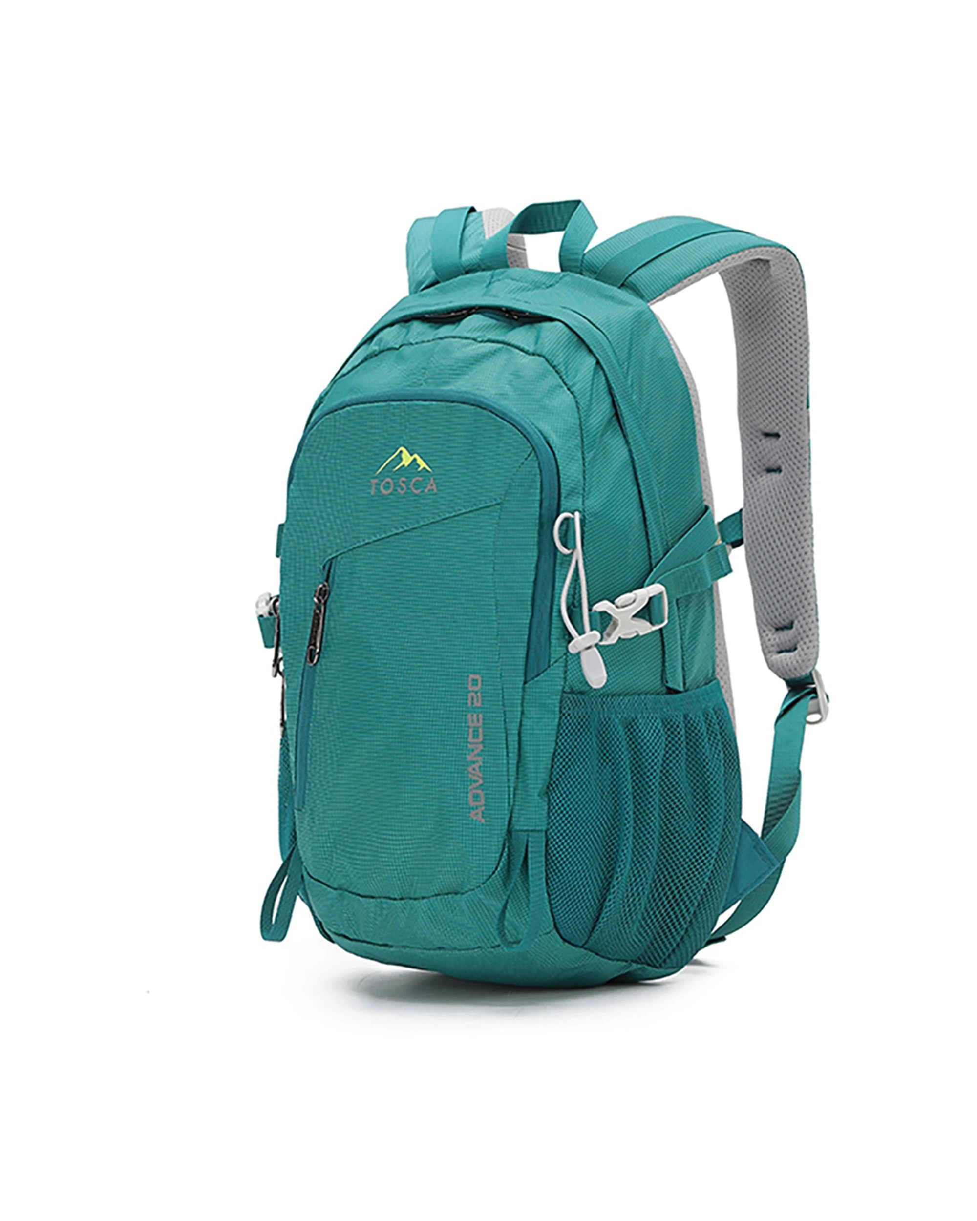 2 Tosca 20L Deluxe Travel Outdoor Backpack Bag Compartment Lightweight - Green, 2 of 3