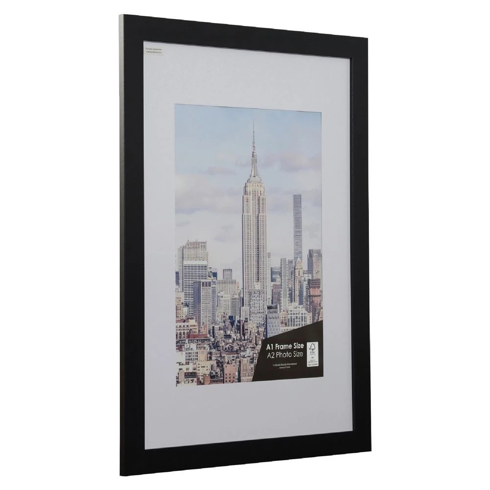 3 Cosmopolitan A1 with A2 Opening Poster Frame Black, 3 of 4