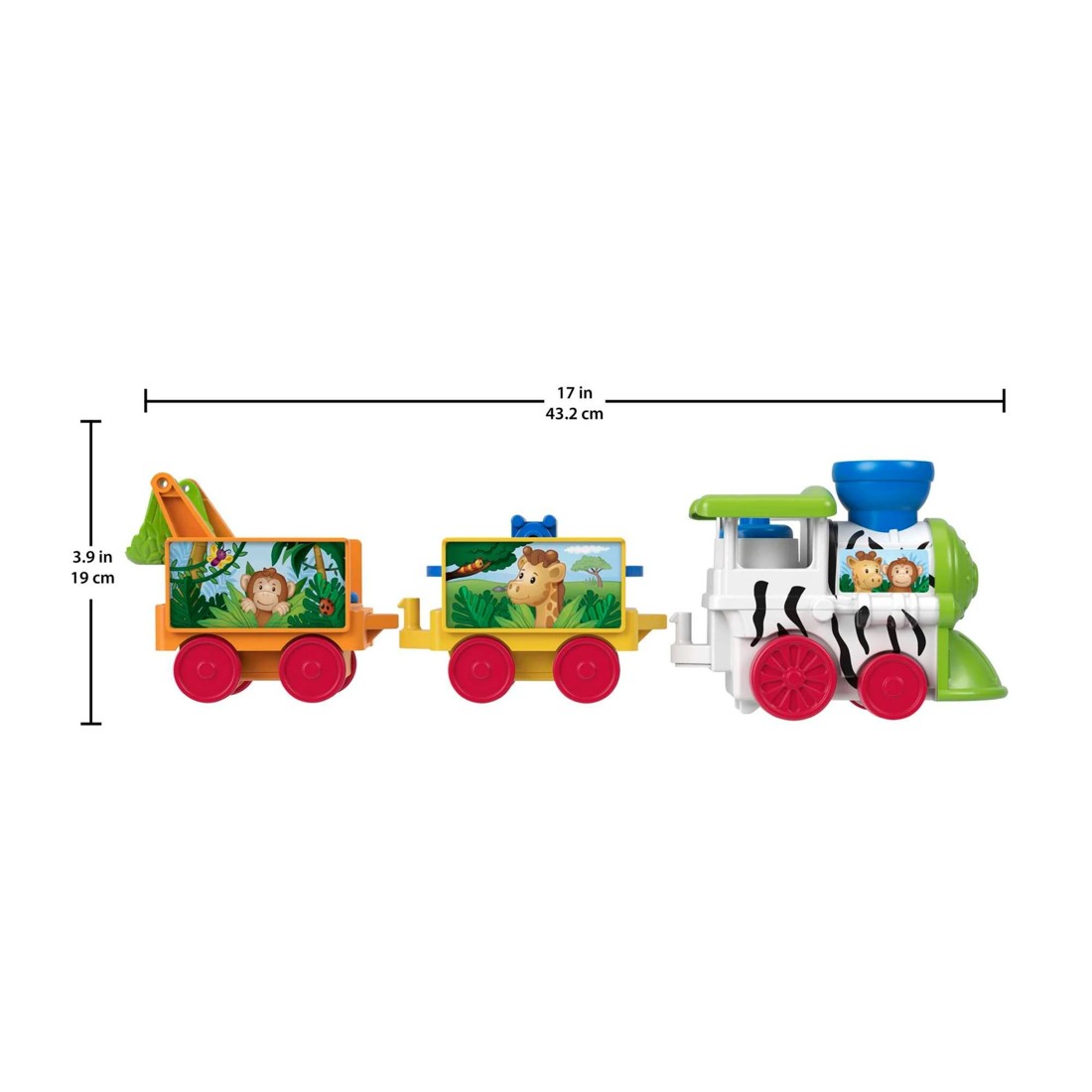 4 Fisher-price Little People Musical Zoo Train
 - Multi, 4 of 6