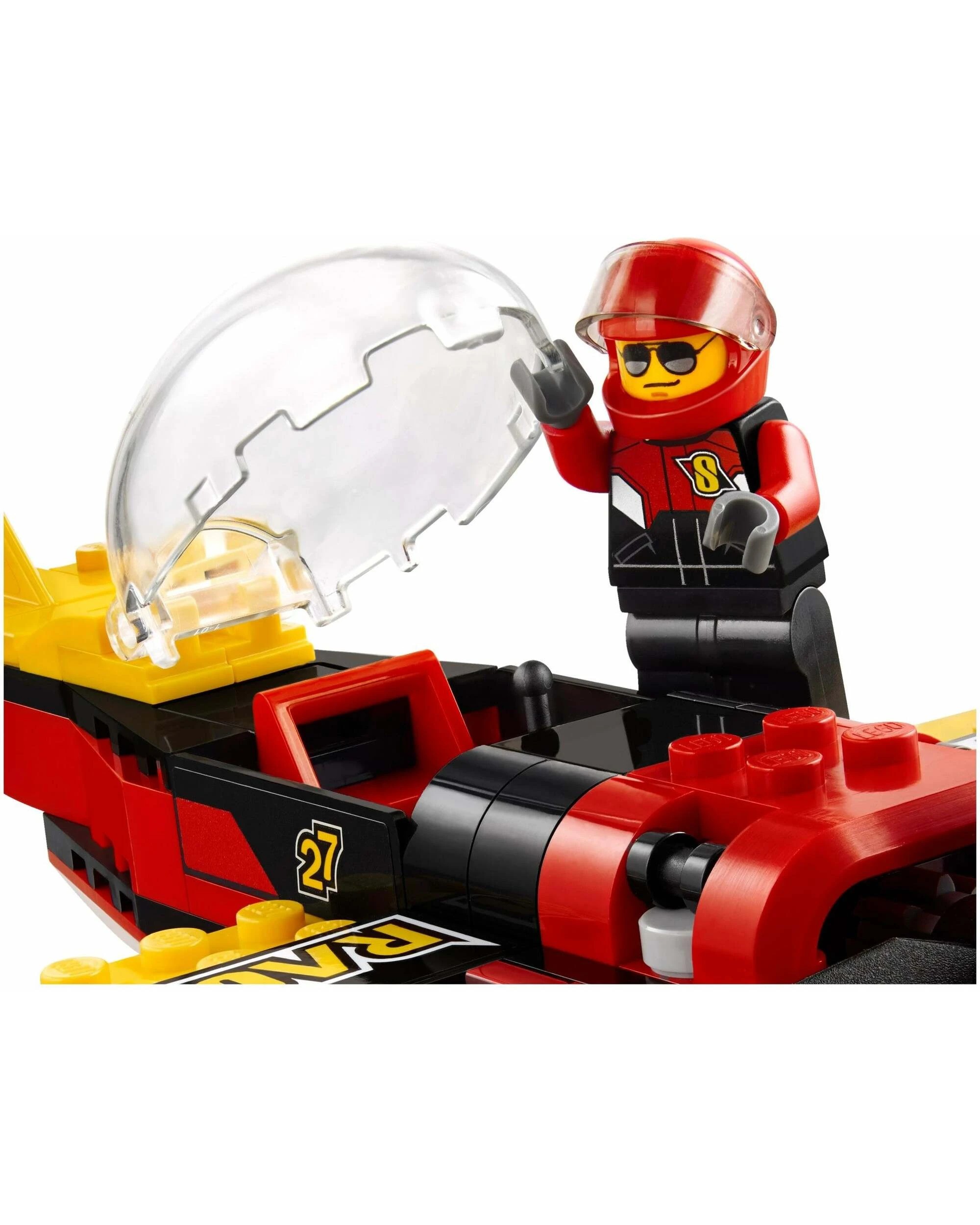 3 LEGO 60144 Race Plane: Pilot Minifigure & Spinning Propeller, 3 of 3