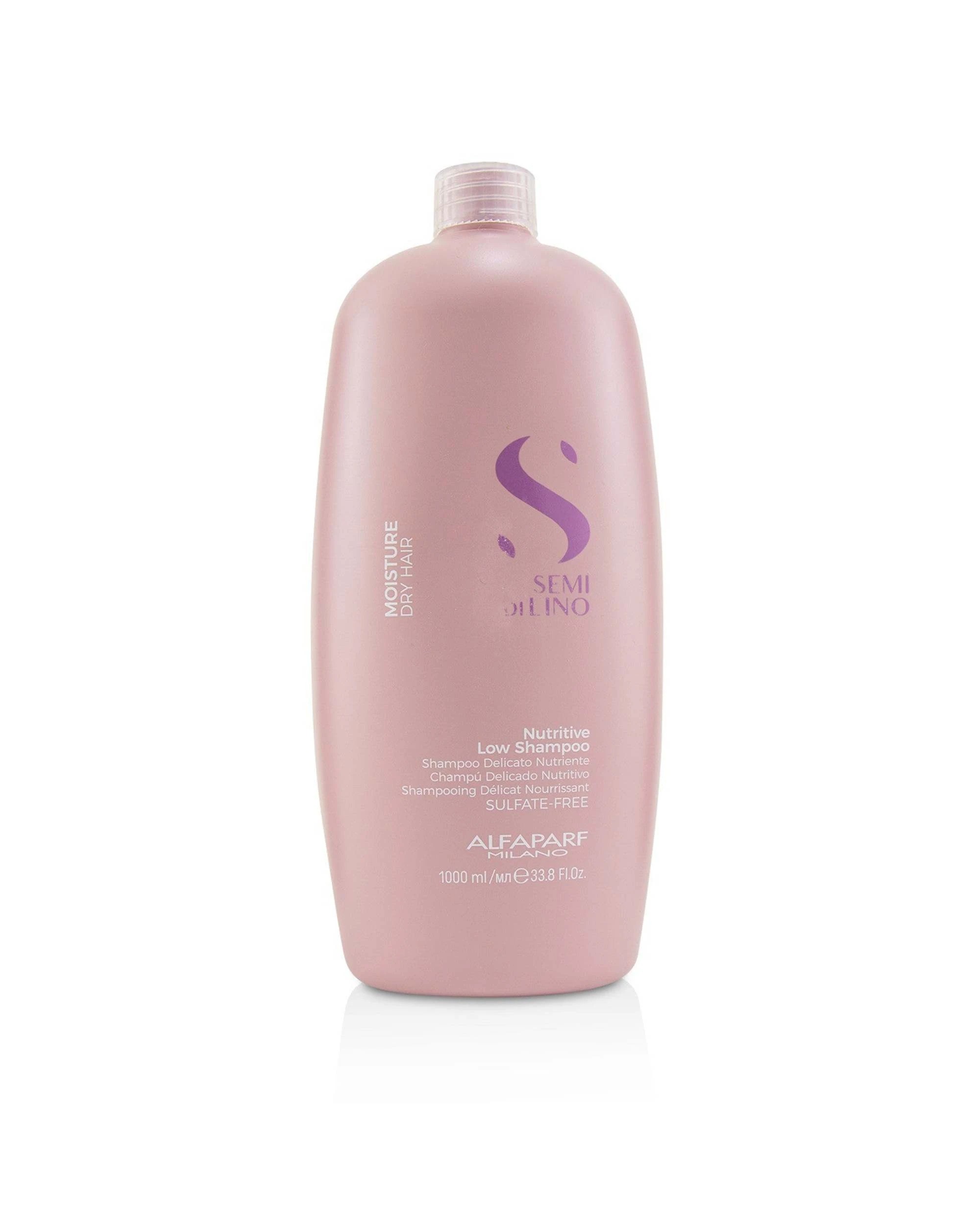 1 AlfaParf Semi Di Lino Moisture Nutritive Low Shampoo (Dry Hair)  1000ml/33.8oz, 1 of 4