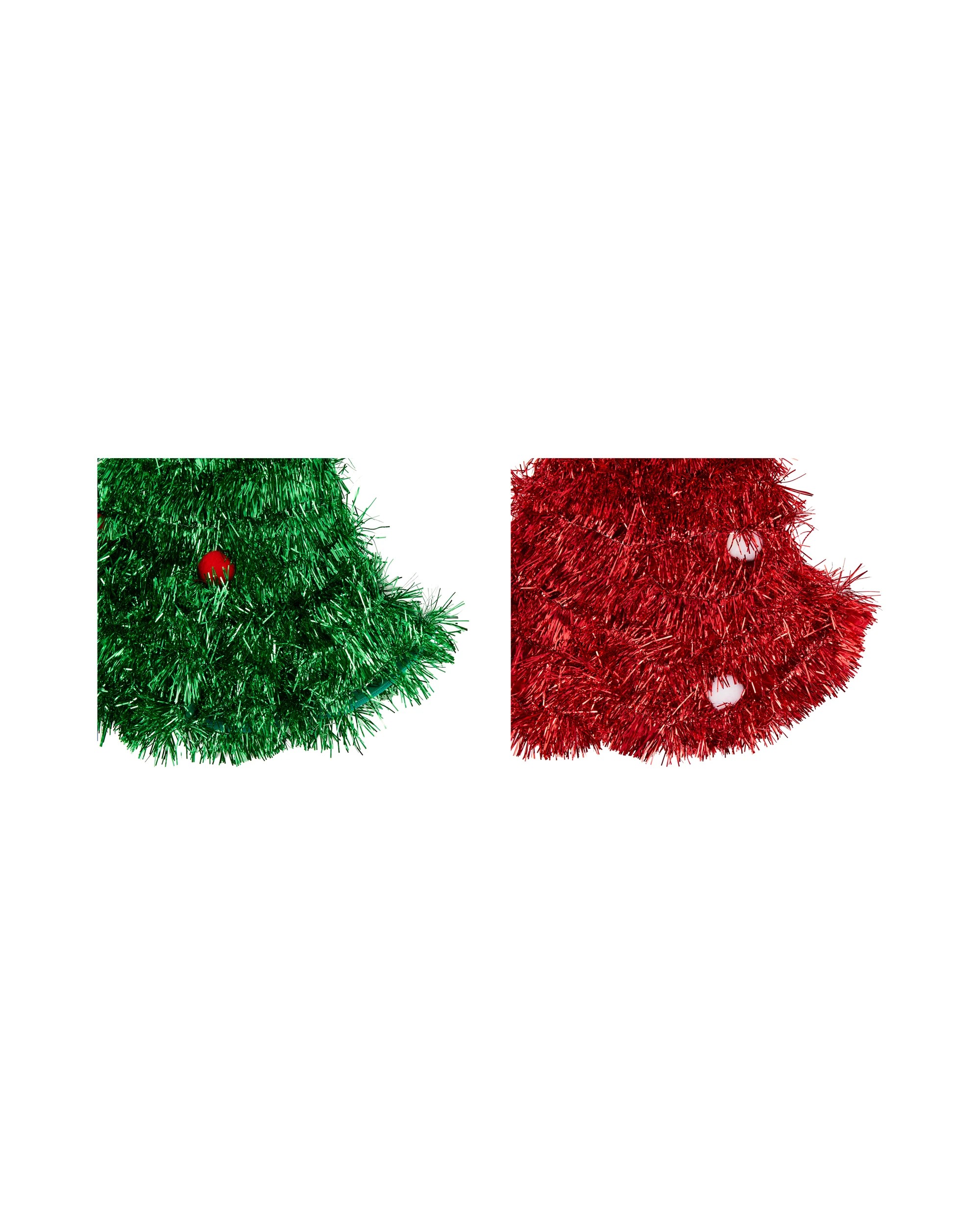 3 Tinsel Tree Christmas Hat - Assorted, 3 of 4