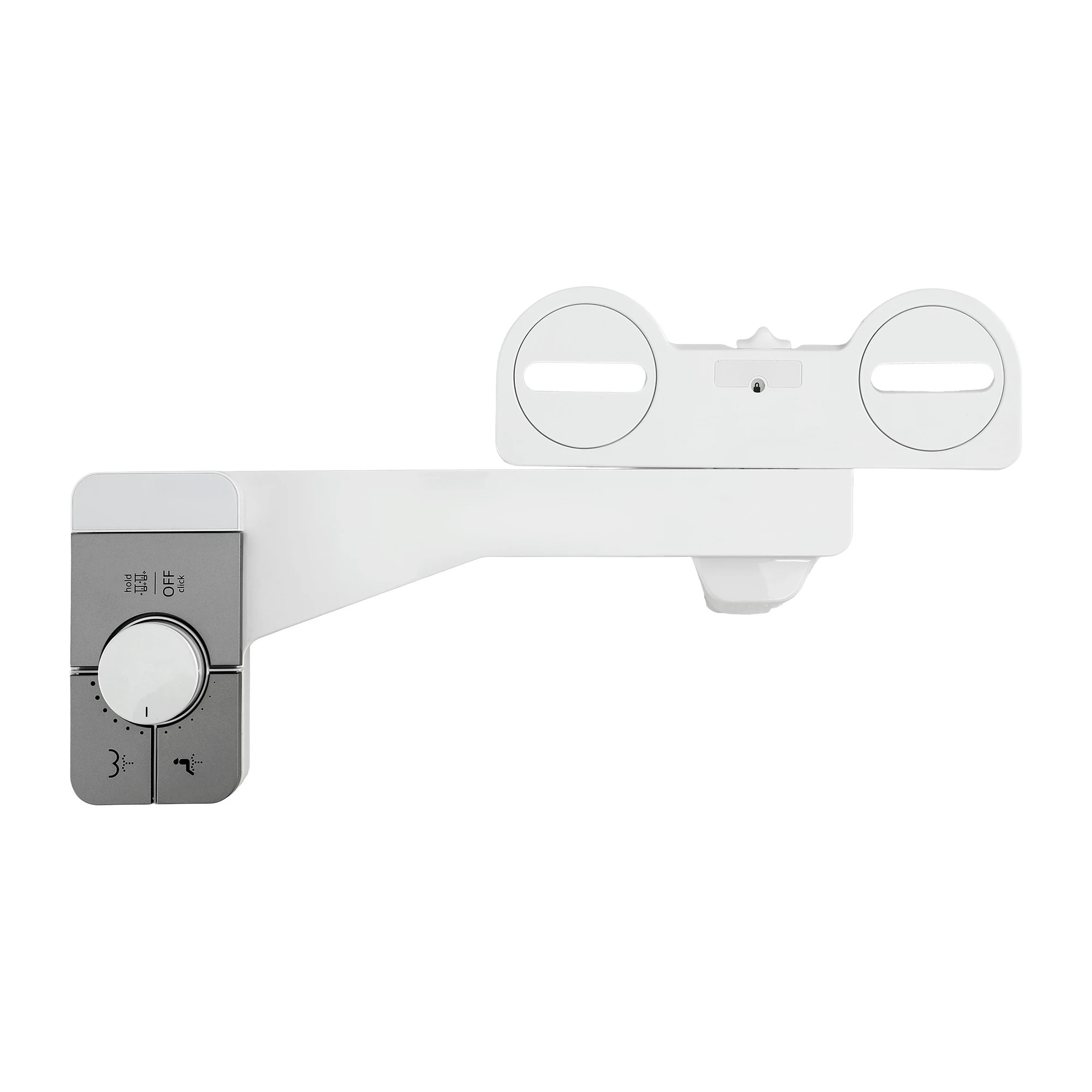 3 Cefito Ultra-Slim Bidet Attachment for Toilet Detachable Cold Water Bidet - White, 3 of 7