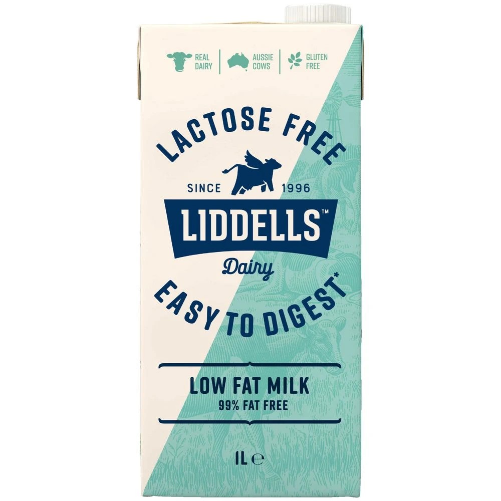2 Liddells Lactose Free Low Fat Milk 1L, 2 of 5