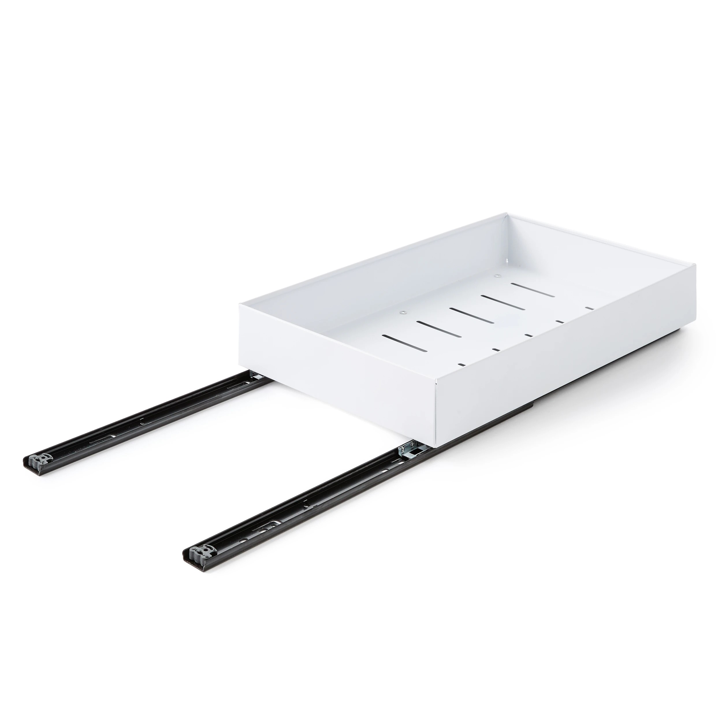 10 Set of 3 Pull-Out Drawers - White, 10 of 10