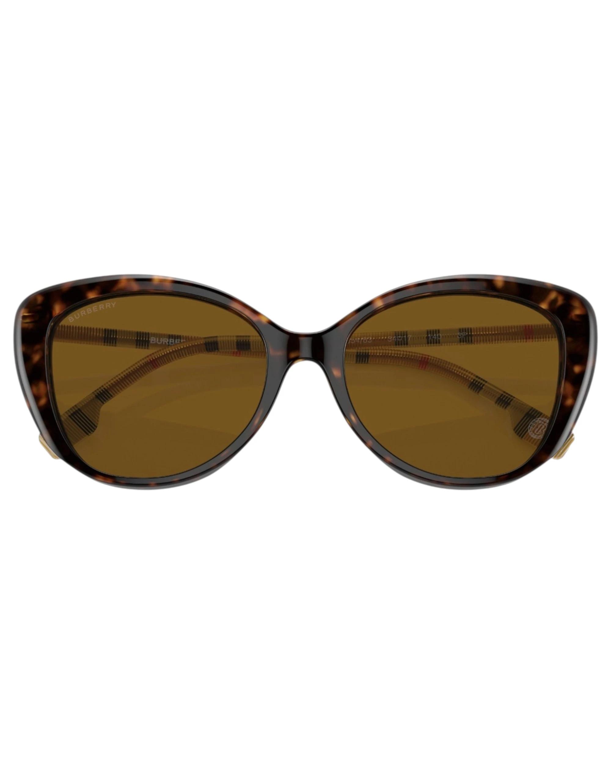 3 Burberry Womens Polarised Sunglasses BE4407 Dark Havana/ Brown Sunnies DARK HAVANA/BROWN, 3 of 5