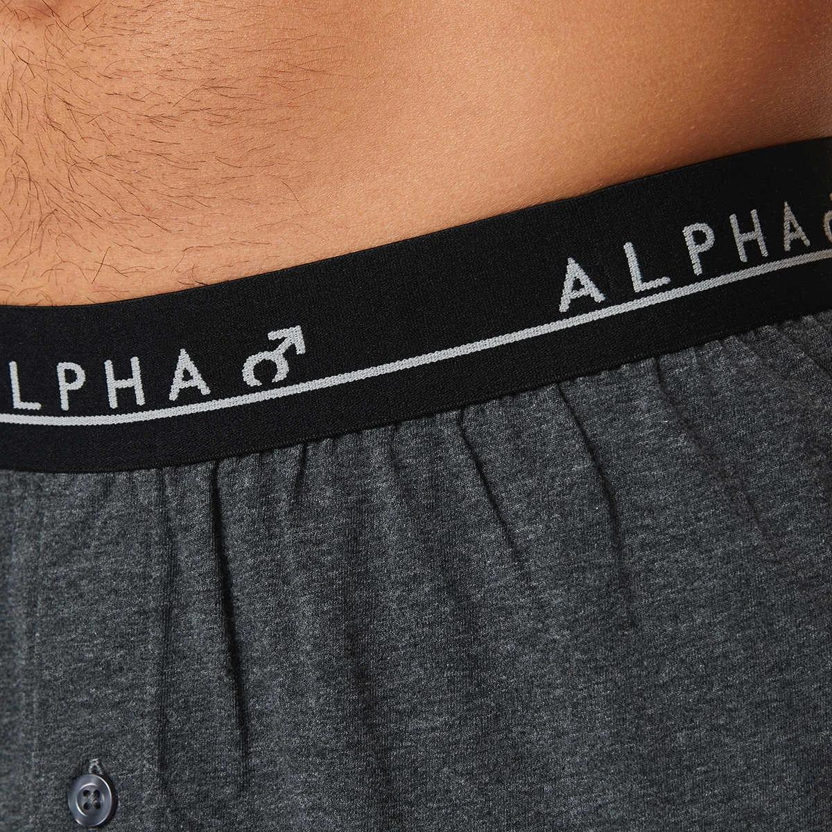 6 3 Pack Plain Jersey Boxers GREY NAVY CHARCOAL, 6 of 7