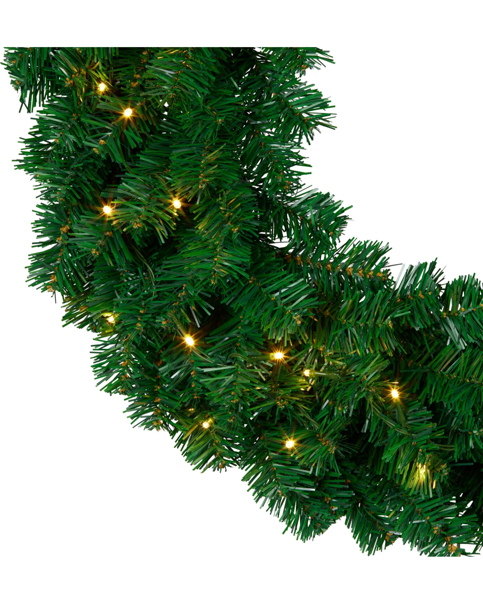 3 Christabelle 61cm Chadwick Christmas Wreath with LED Lights Front Door Decoration Ornament, 3 of 5