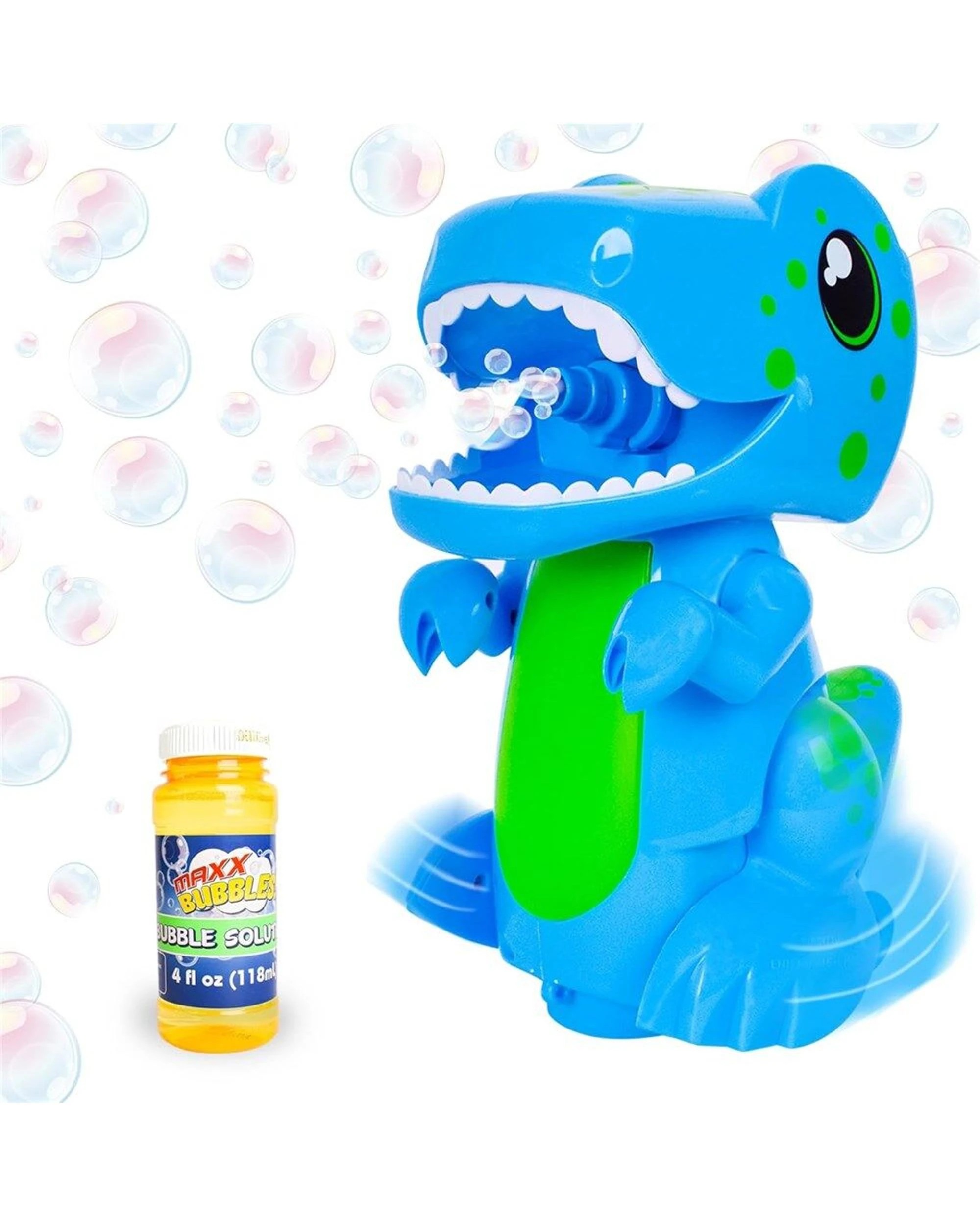 4 Maxx Bubbles Bump 'N Go Dino Bubbler Toy, 4 of 7