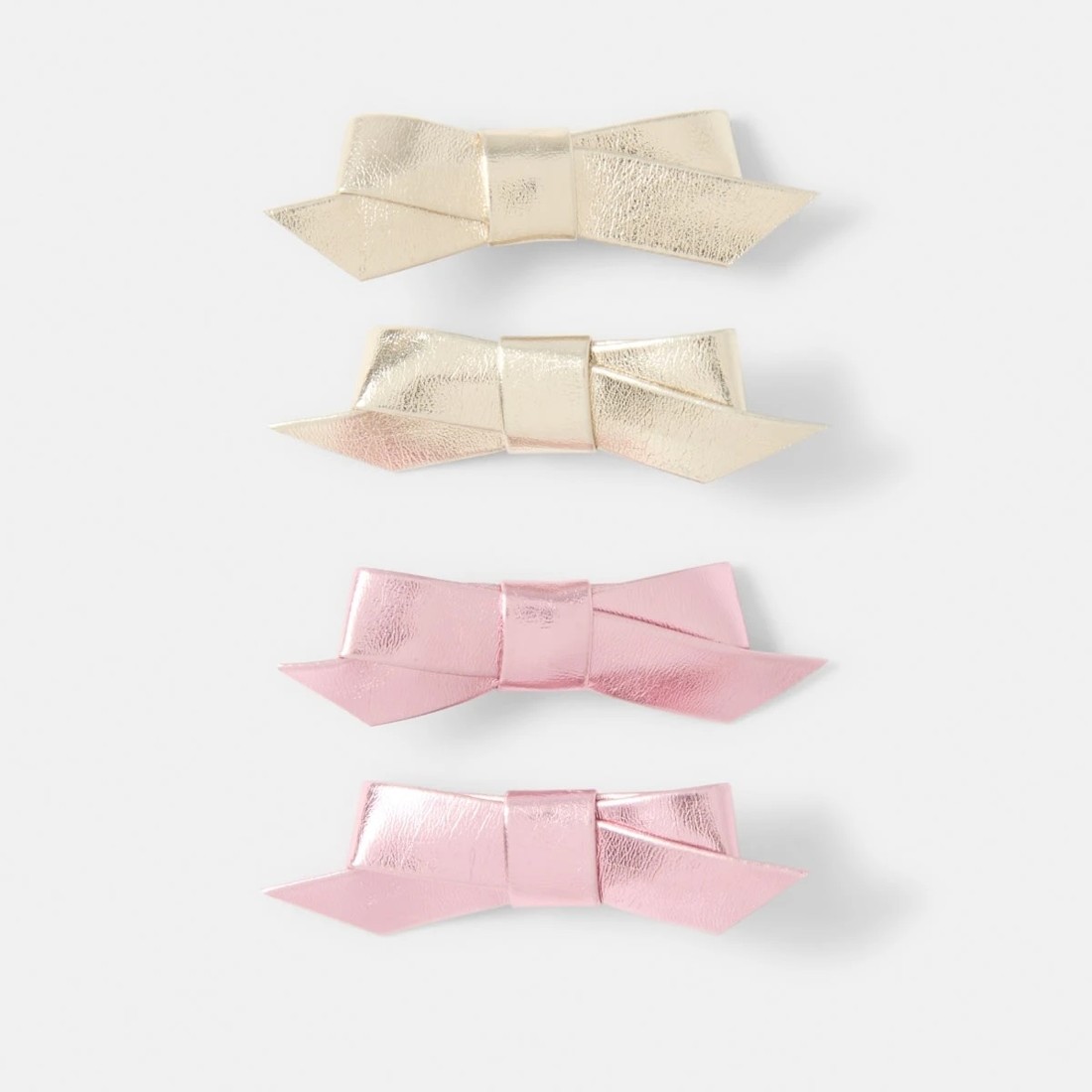 1 4 Pack Metallic Hair Clips, 1 of 5