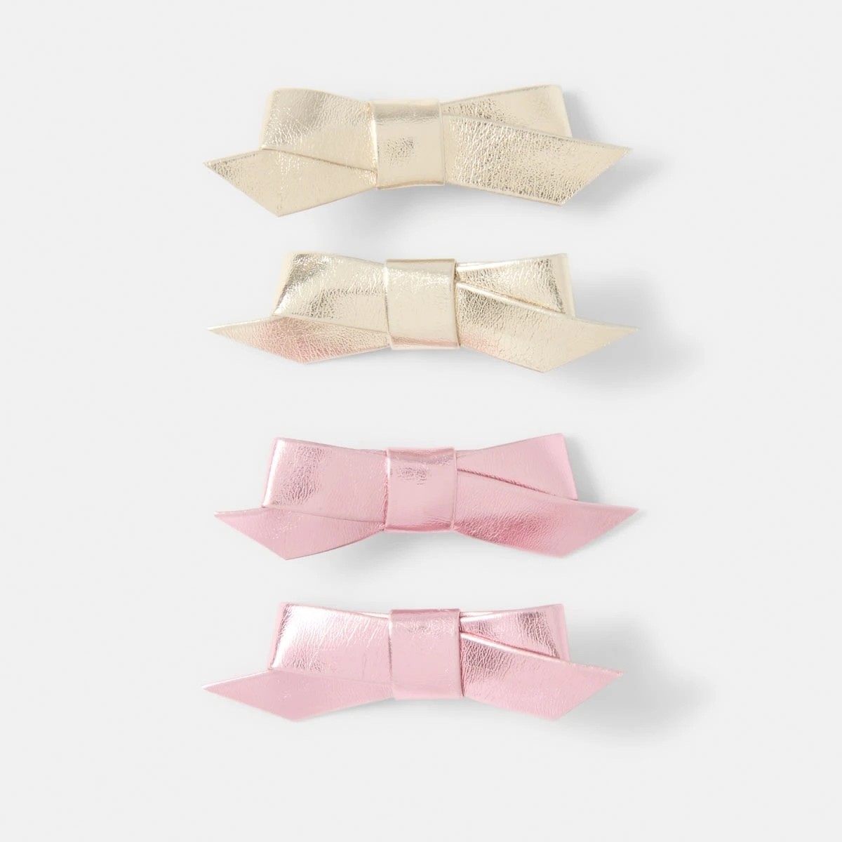 1 4 Pack Metallic Hair Clips, 1 of 5