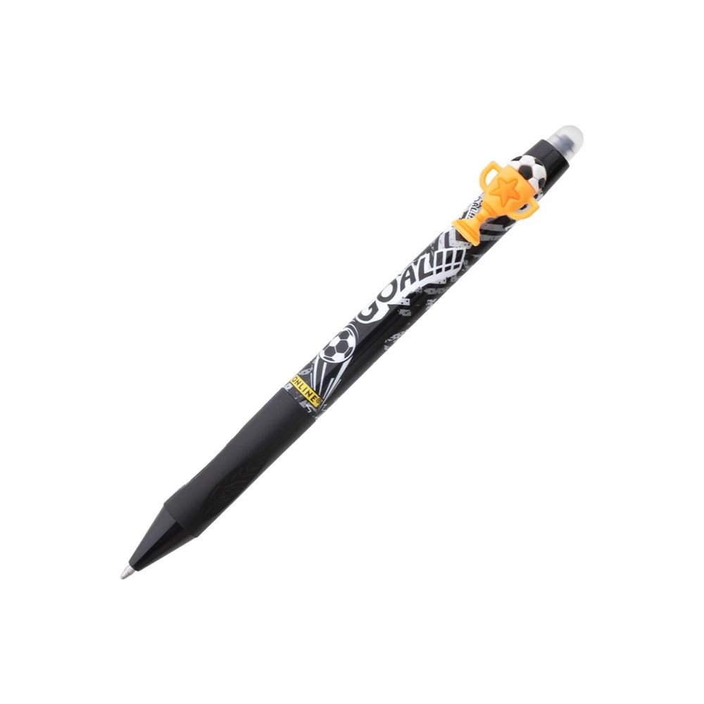 1 ONLINE magiXX Fun Erasable Gel Pen Football Black, 1 of 3