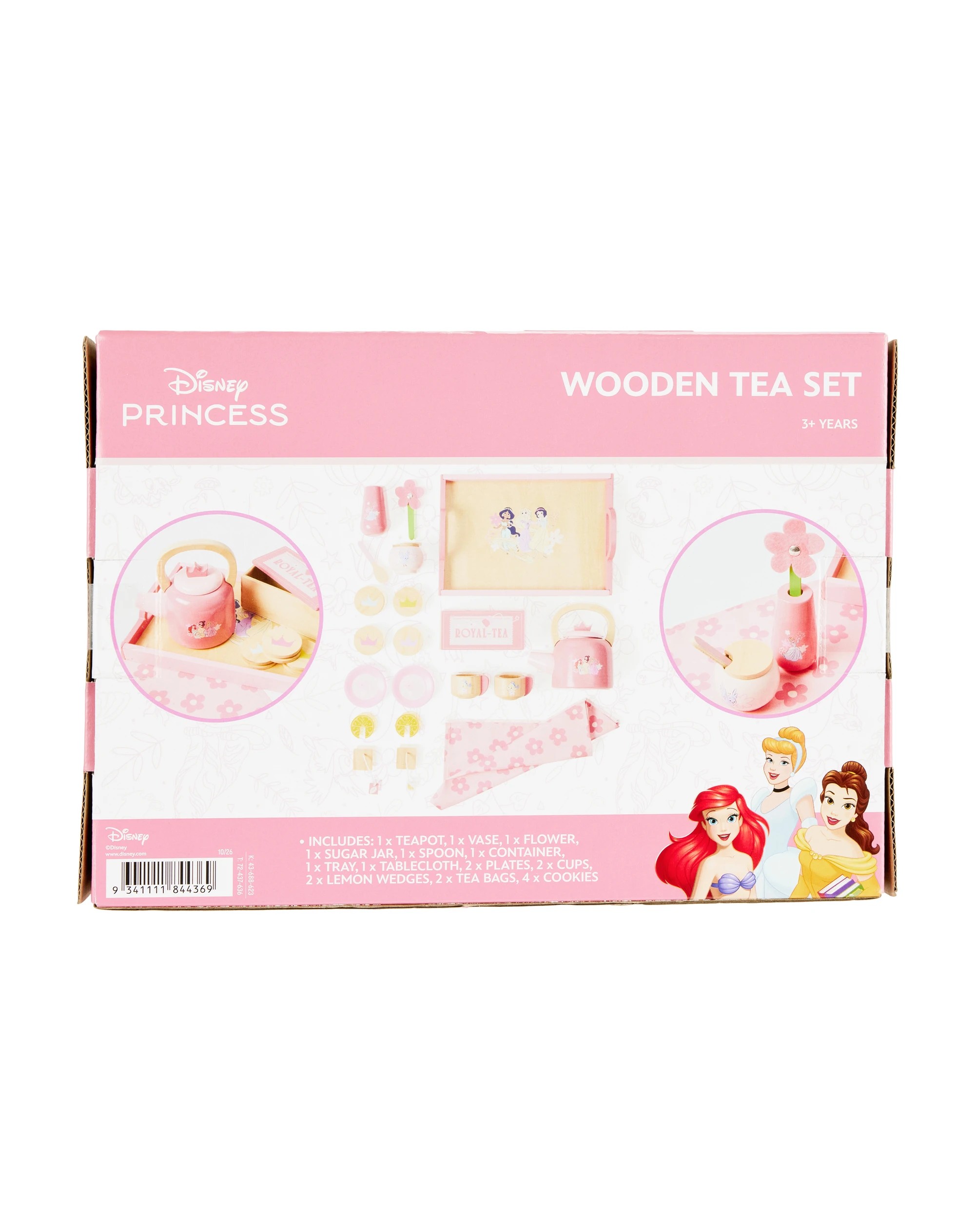 9 Disney Princess Wooden Tea Set, 9 of 9