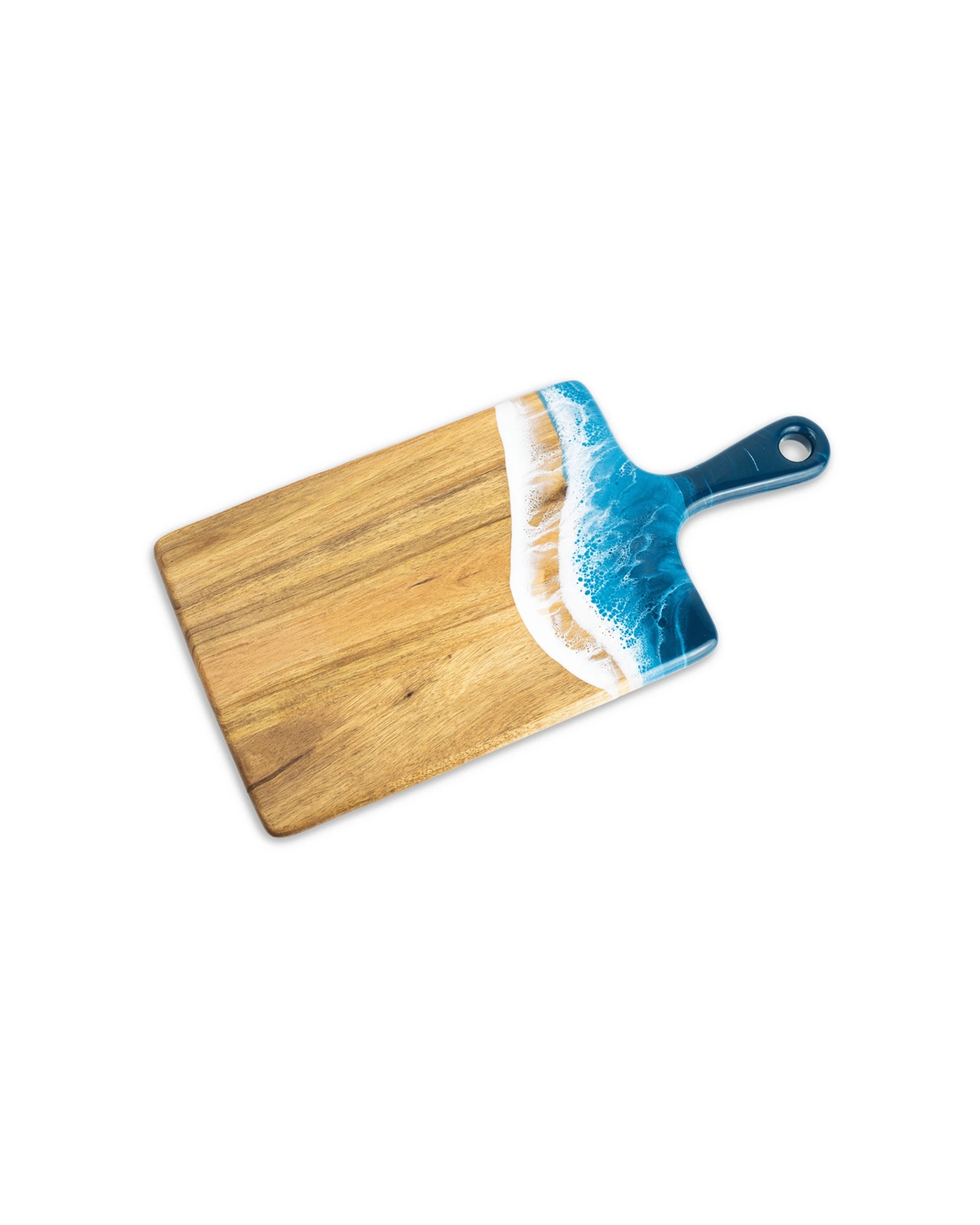 1 Lynn & Liana Acacia Wooden Cheese Board Ocean Vibes Medium 41x20x1.6cm - Multi, 1 of 1