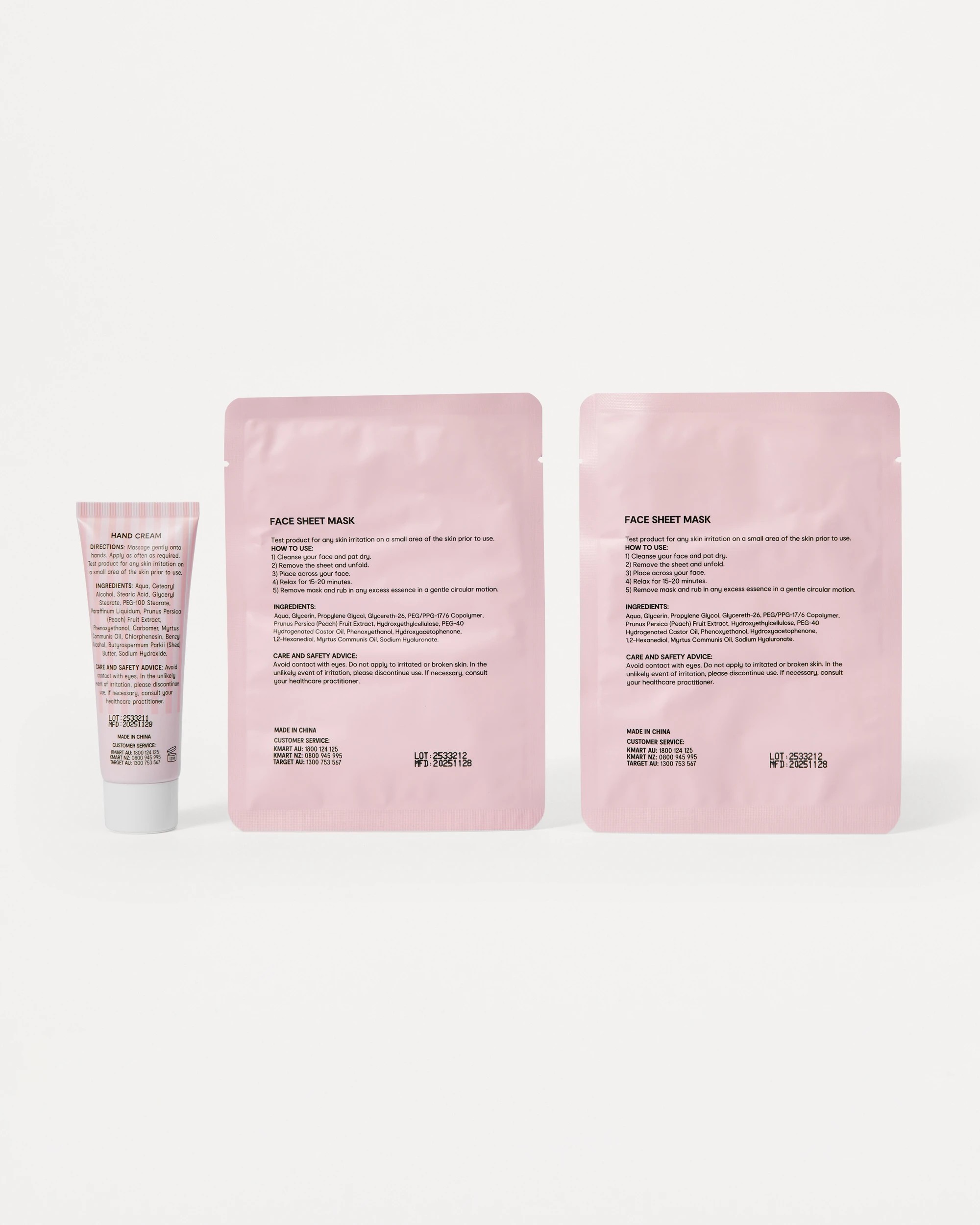 3 OXX Skincare Peach Bellini Face Care Kit - Sparkling Peach Scented, 3 of 6