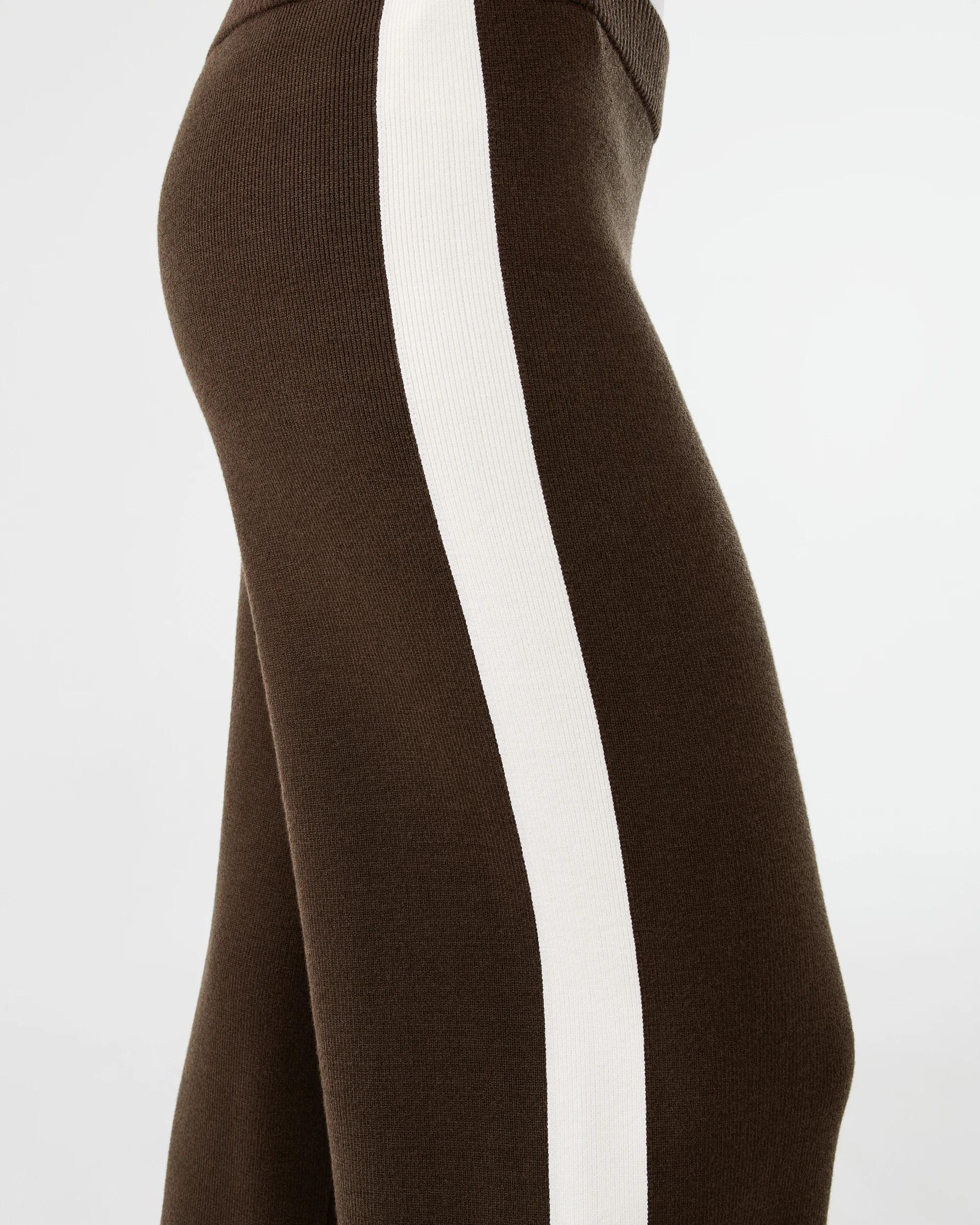 5 Side Stripe True Knit Pants Deep Olive, 5 of 5