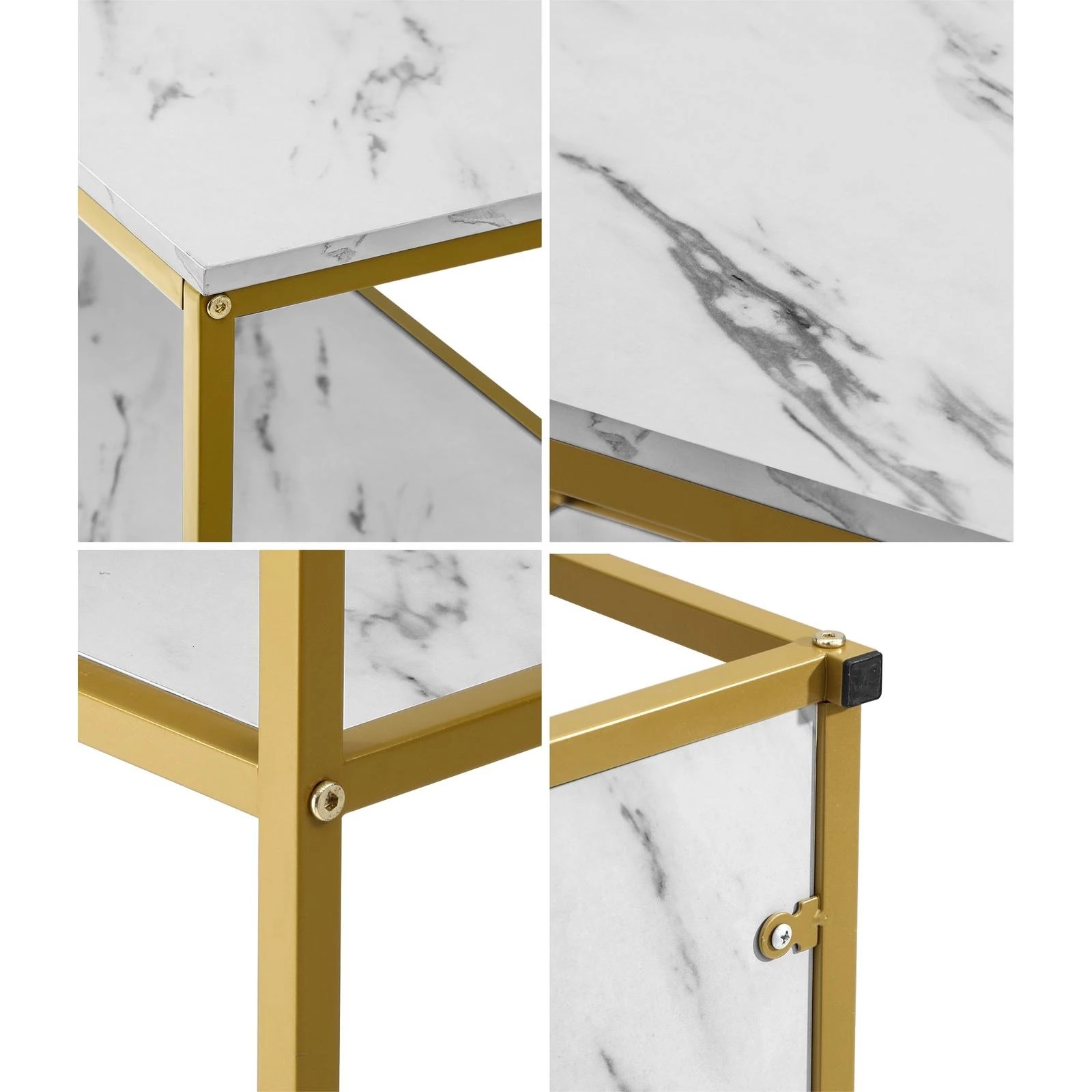 4 Oikiture Hall Console Table Metal Hallway Desk Entry Display Furniture
 - Multi, 4 of 9