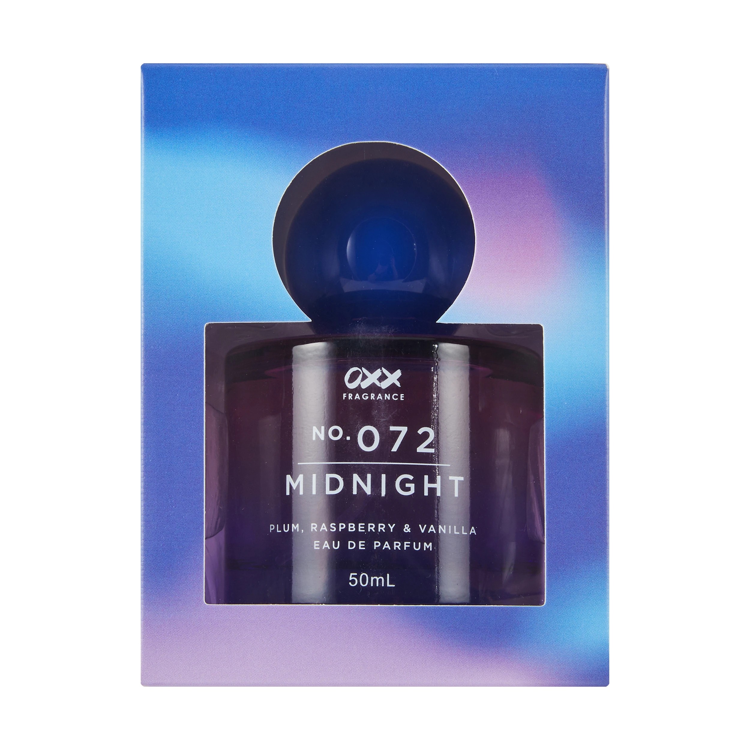 1 OXX Fragrance No. 072 Midnight Eau De Parfum 50ml - Plum, Raspberry and Vanilla, 1 of 6