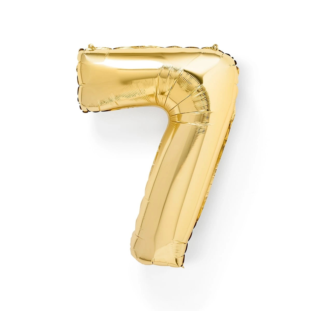 1 Gold Look Giant Number 7 Foil Balloon, 1 of 5