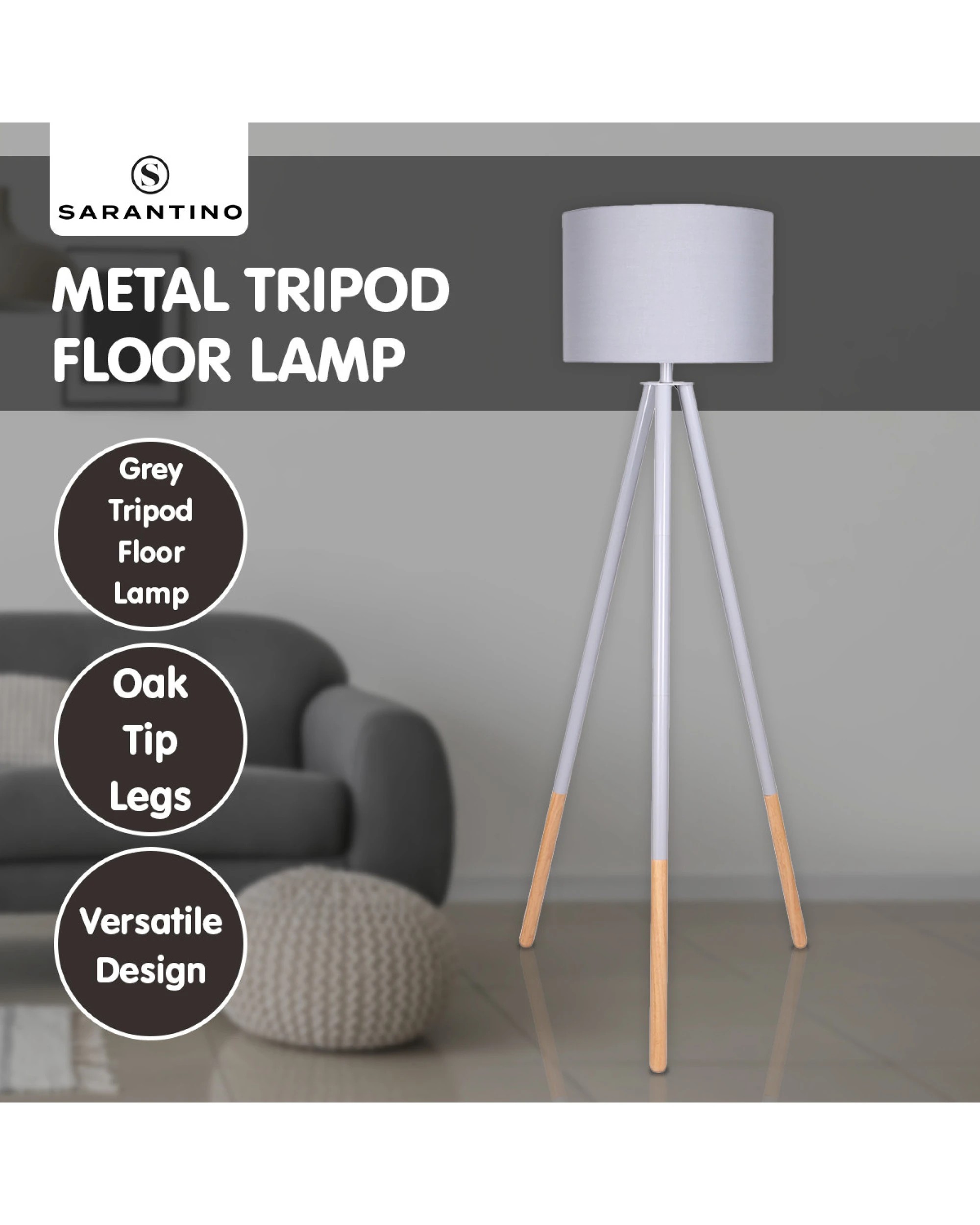 7 Sarantino Adjustable Height Arc Floor Lamp Antique Brass Shade, 7 of 7