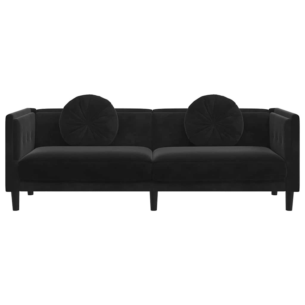 4 Vidaxl Couch - Black, 4 of 9