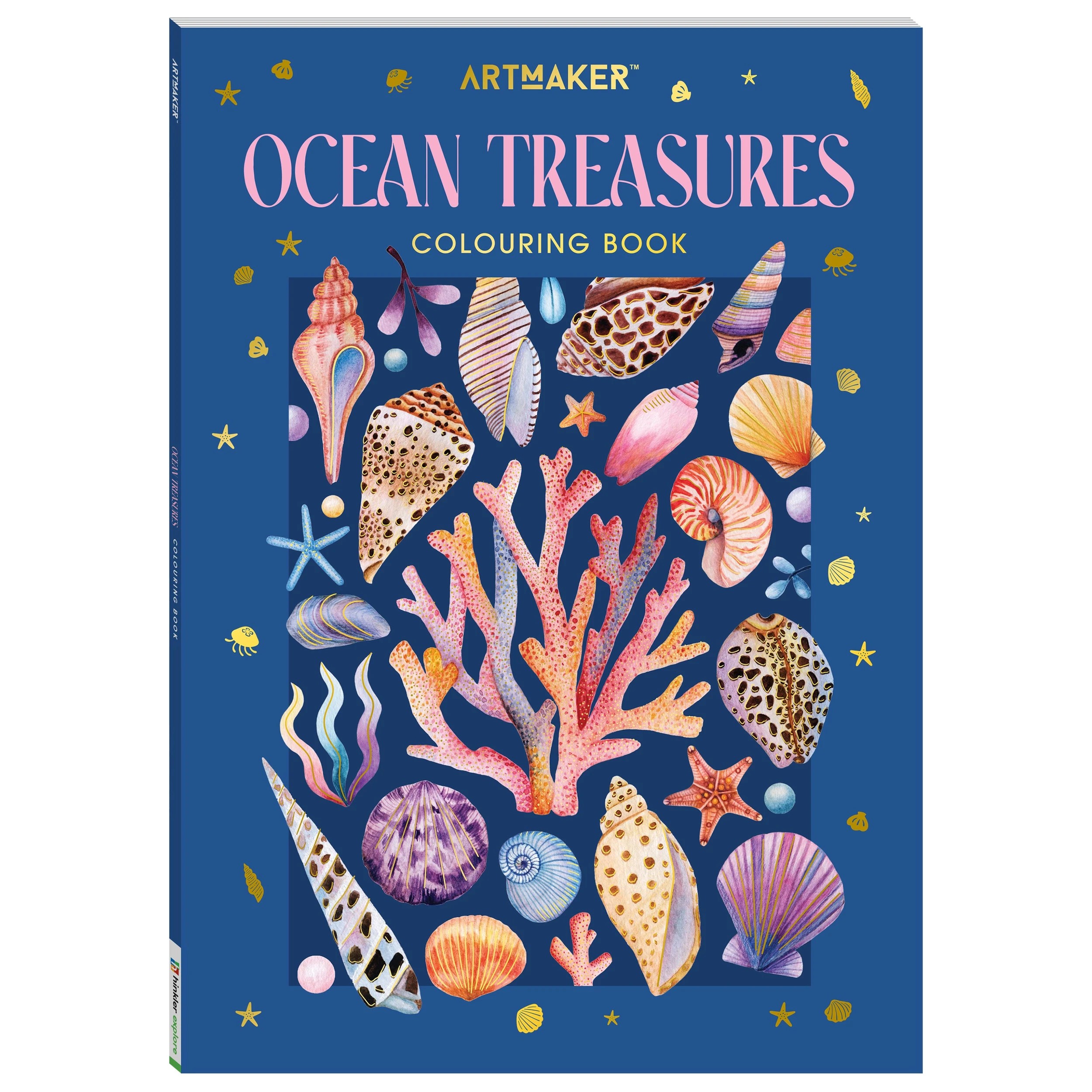 1 Art Maker Ocean Treasures Colouring Book, 1 of 5