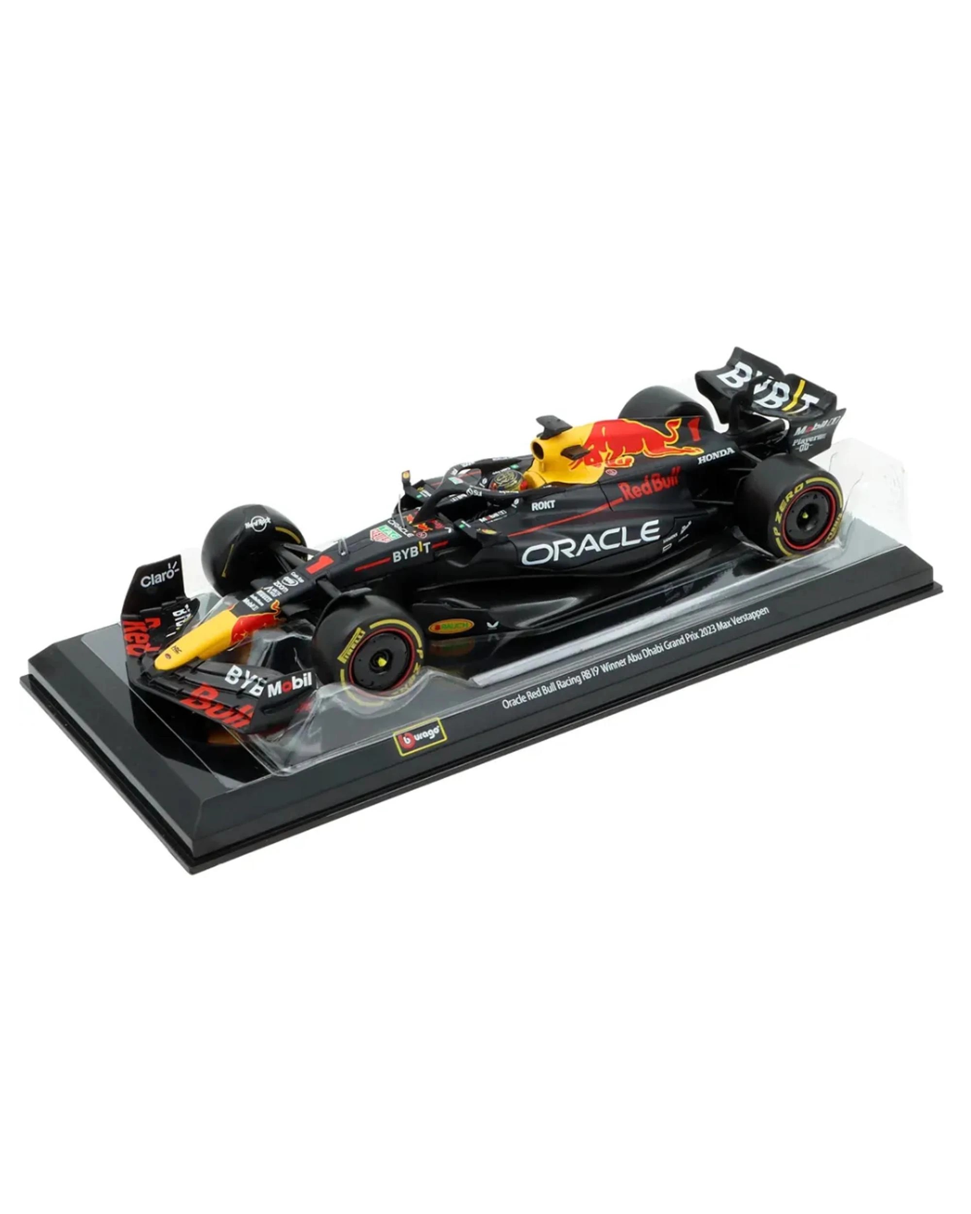 3 Bburago Formula Racing 2023 F-1 Red Bull Racing RB-19 #1 Max Verstappen Champion 1:24 Scale Diecast Vehicle, 3 of 4